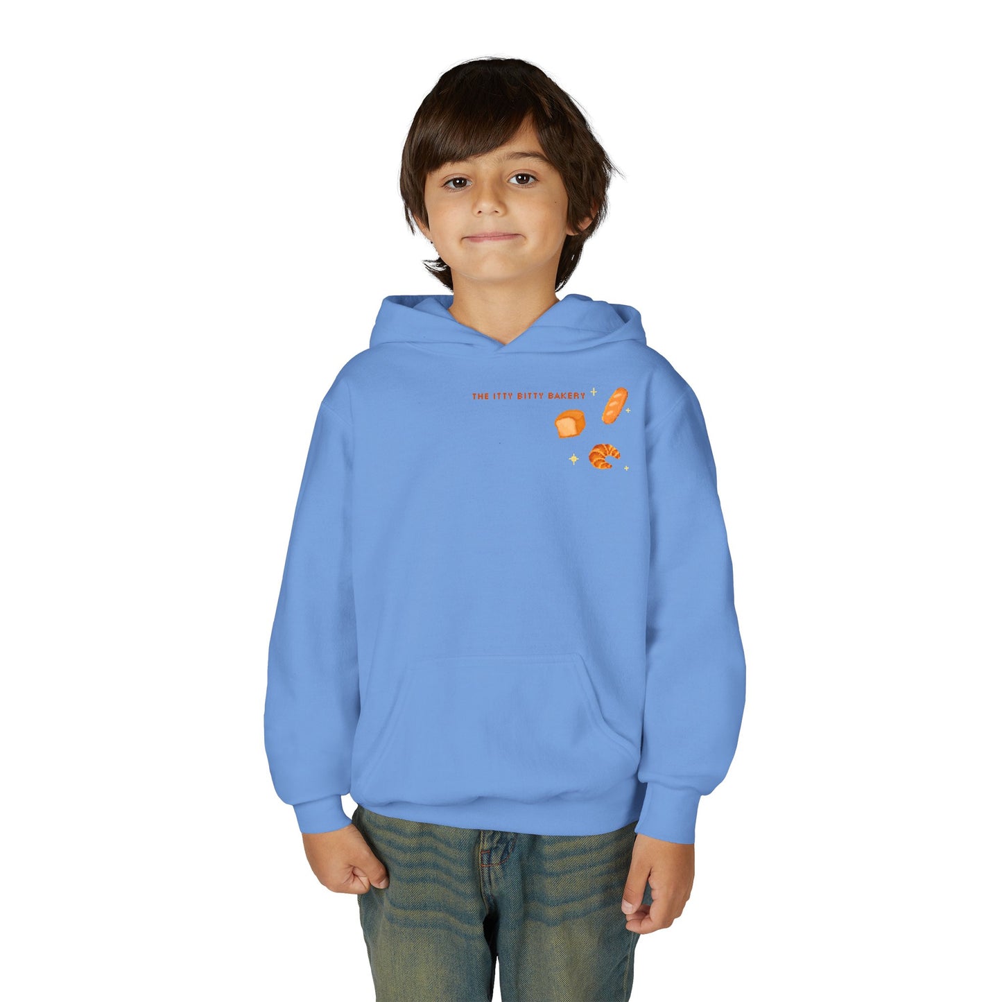 Itty Bitty Bakery: Youth Heavy Blend Hooded Sweatshirt