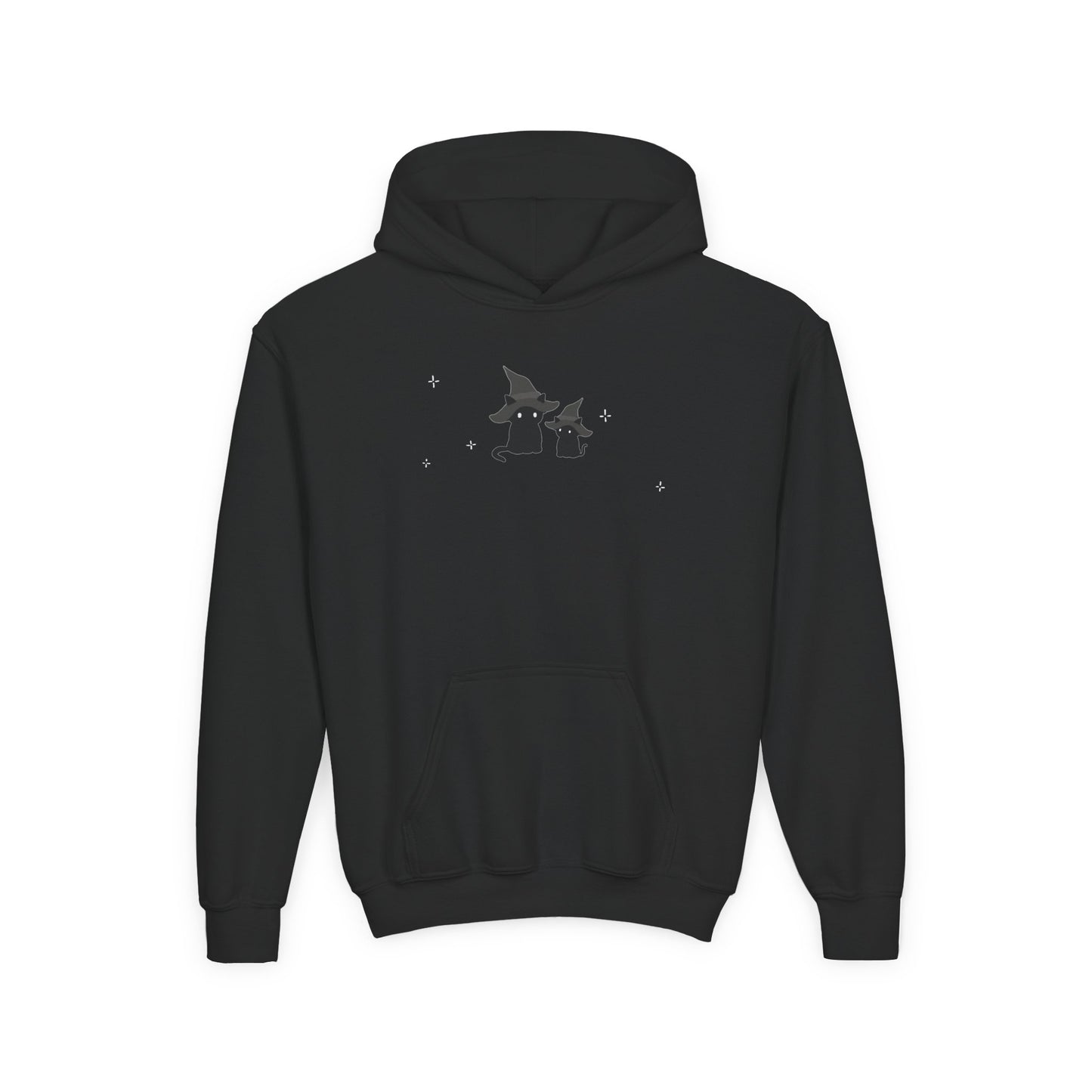 Black Cat: Youth Heavy Hooded Sweatshirt