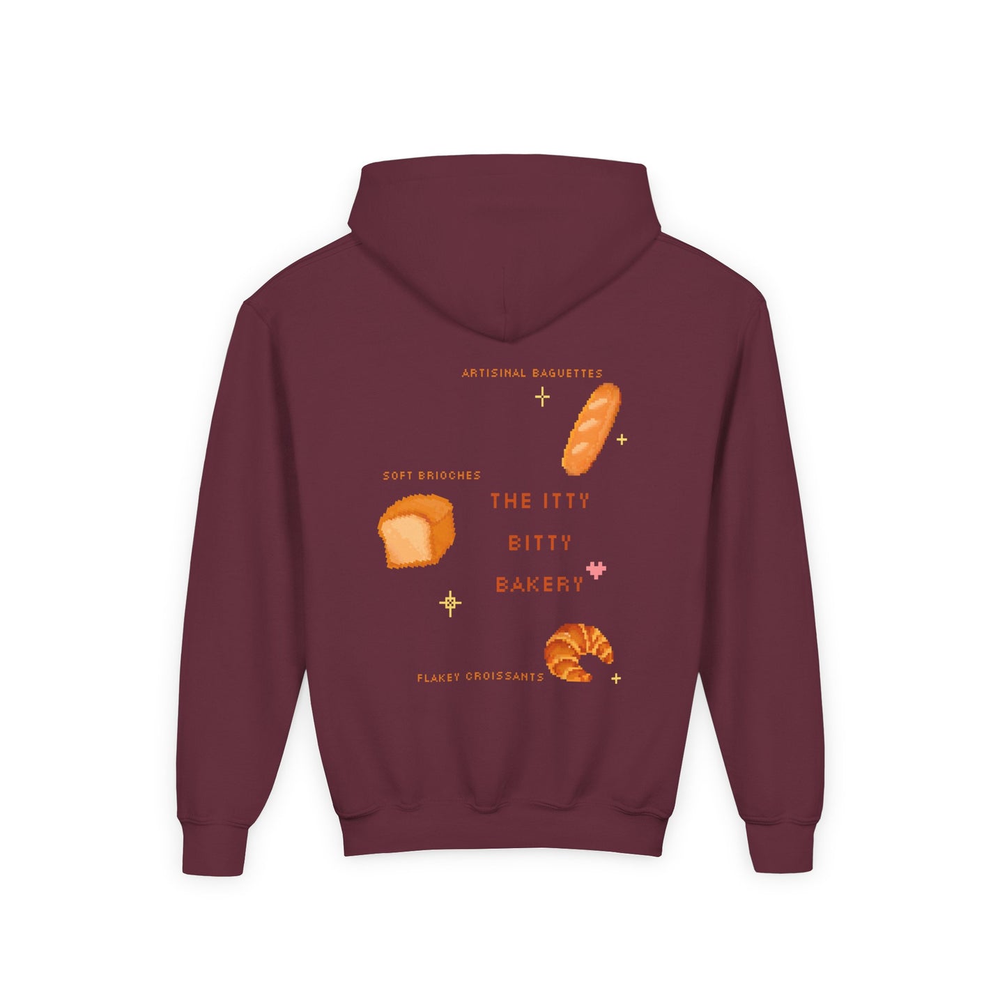 Itty Bitty Bakery: Youth Heavy Blend Hooded Sweatshirt