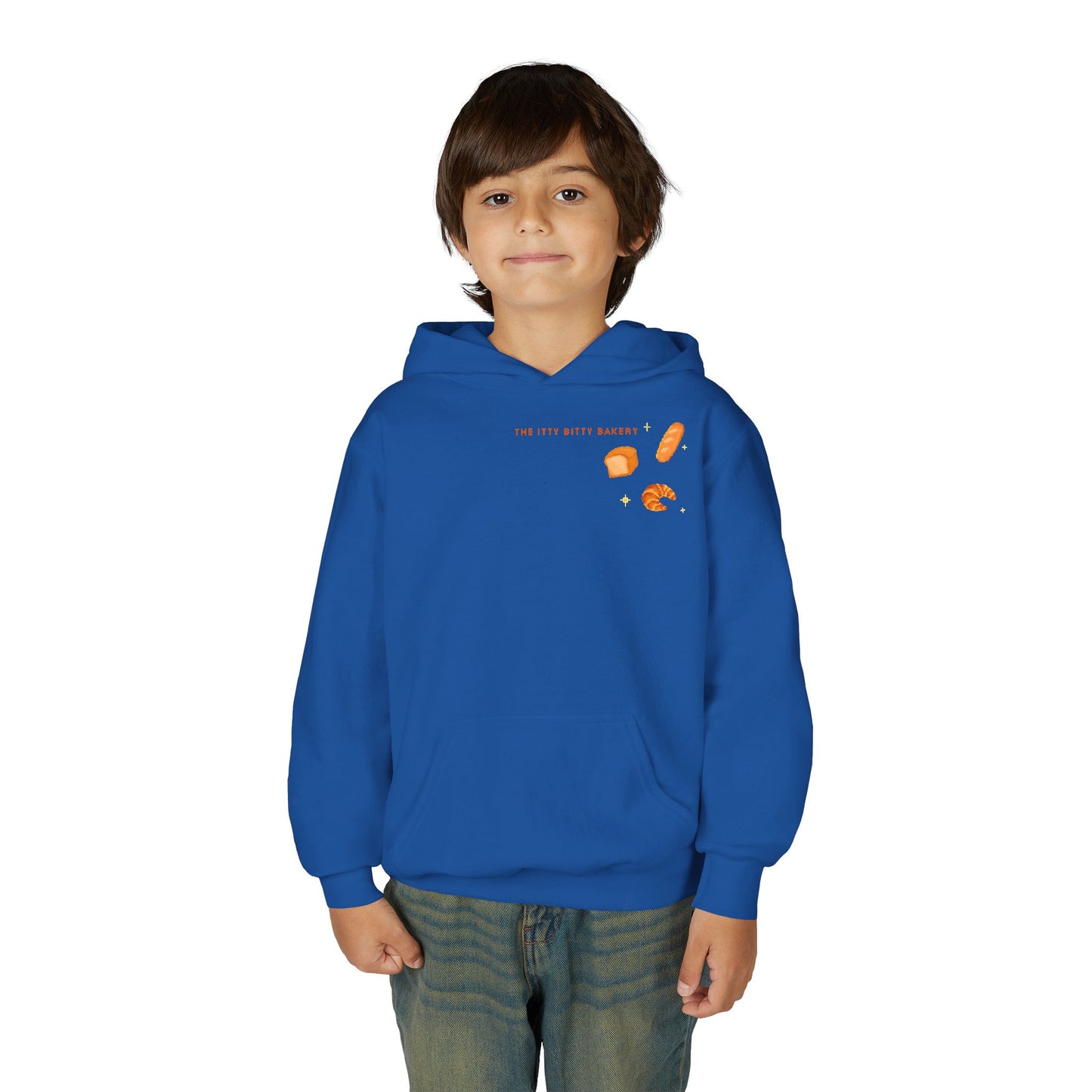 Itty Bitty Bakery: Youth Heavy Blend Hooded Sweatshirt