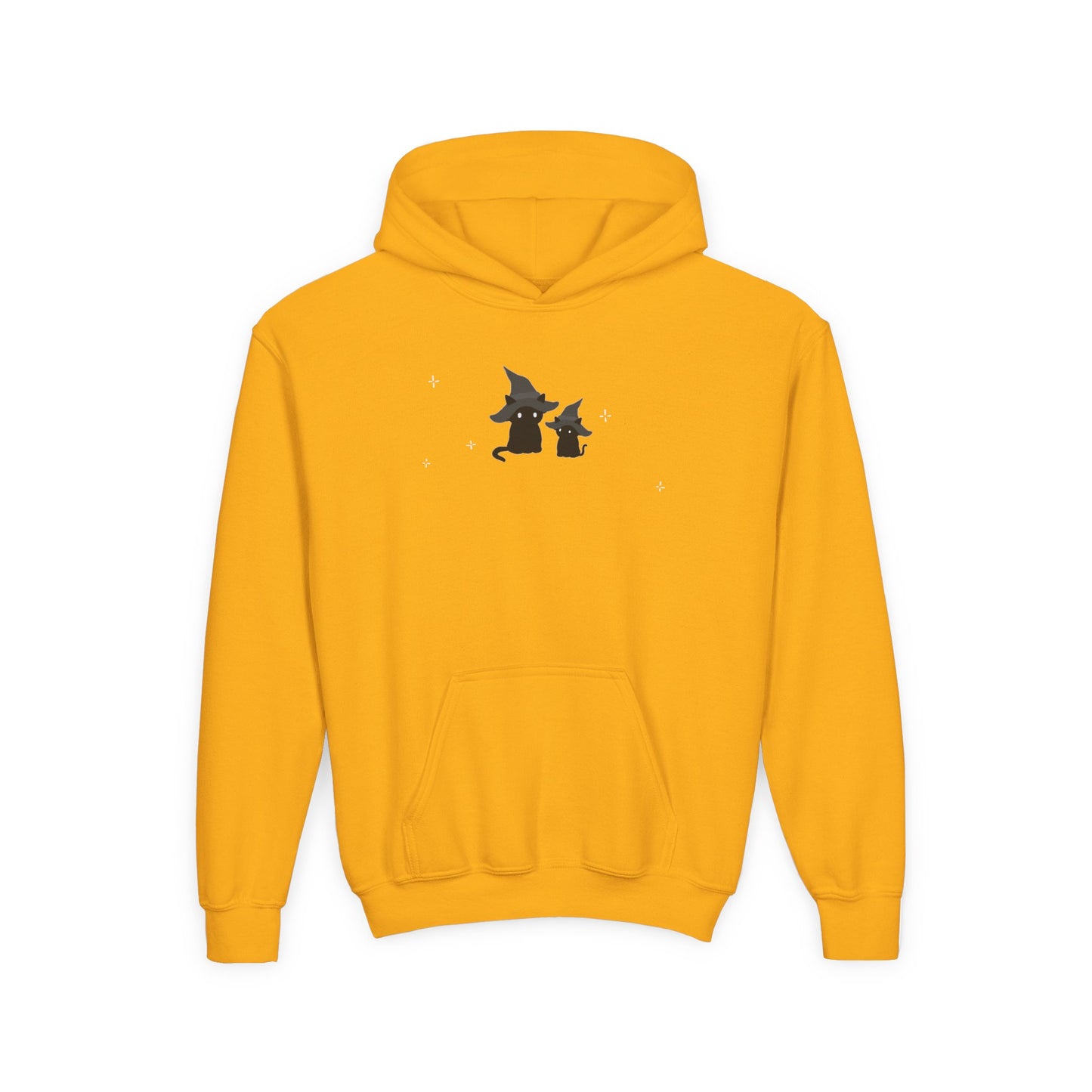 Black Cat: Youth Heavy Hooded Sweatshirt