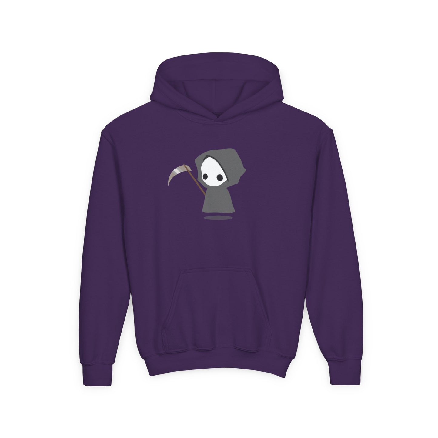 Cute Reaper: Youth Heavy Blend Hooded Sweatshirt