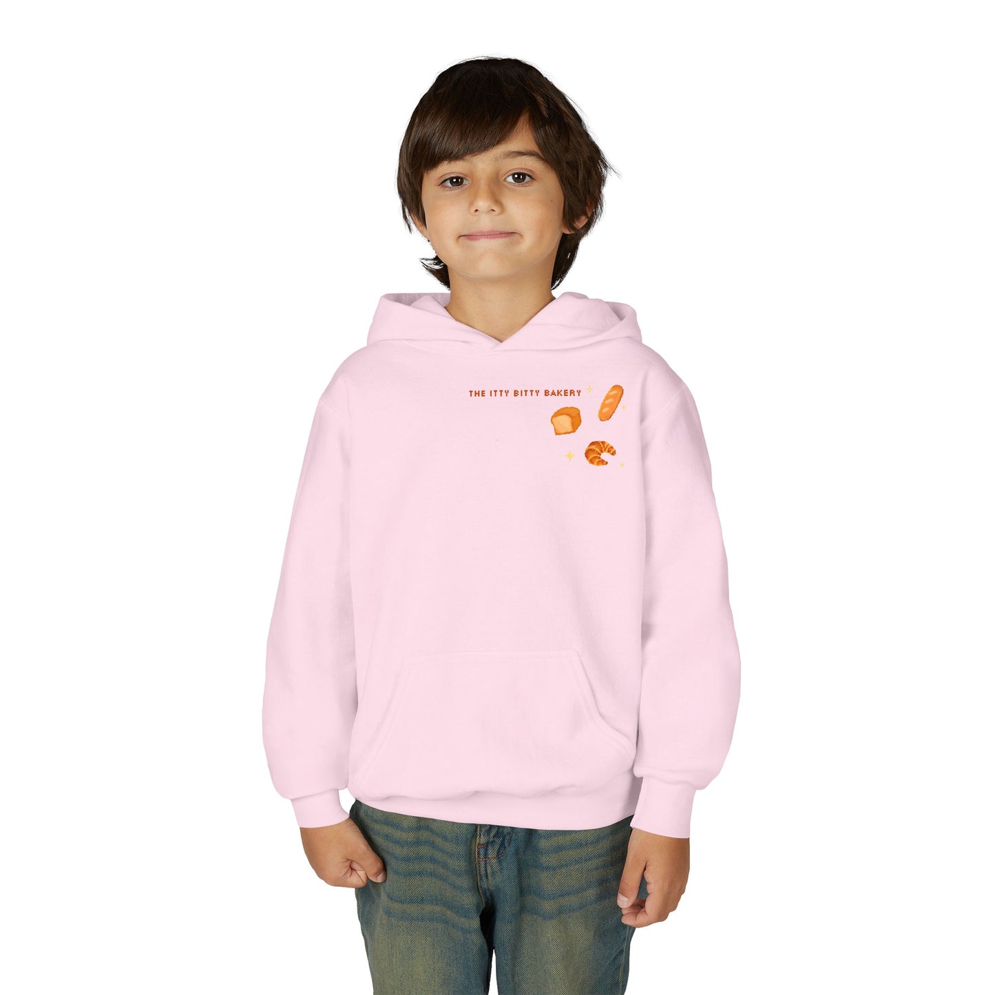 Itty Bitty Bakery: Youth Heavy Blend Hooded Sweatshirt