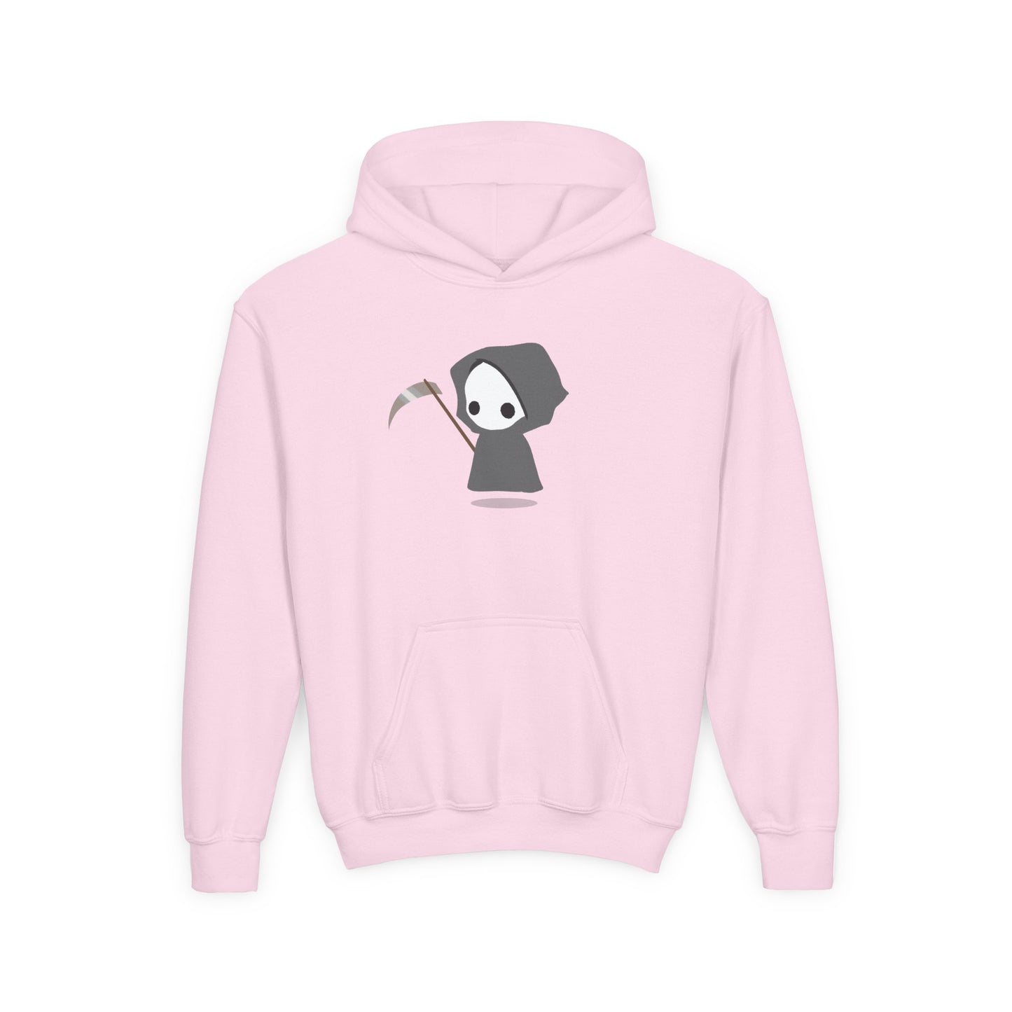 Cute Reaper: Youth Heavy Blend Hooded Sweatshirt