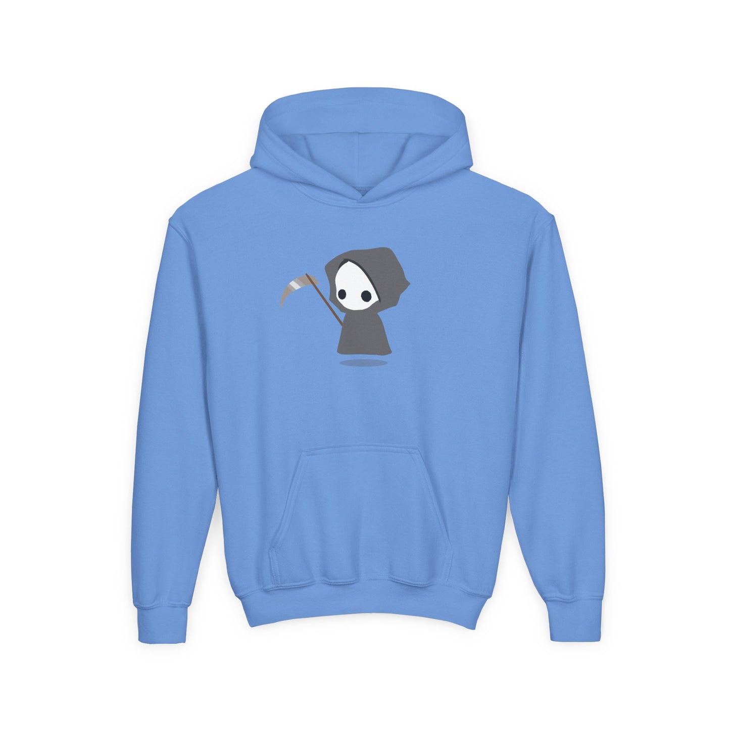 Cute Reaper: Youth Heavy Blend Hooded Sweatshirt