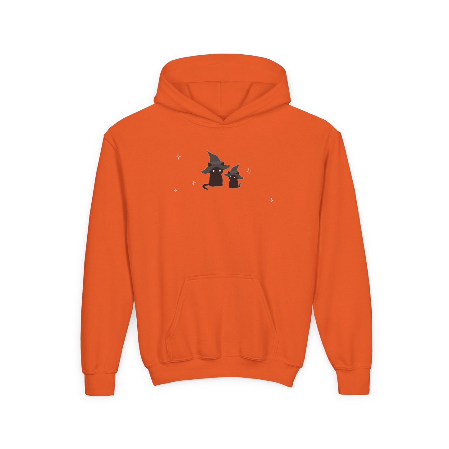 Black Cat: Youth Heavy Hooded Sweatshirt