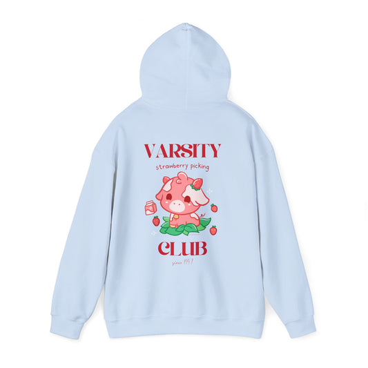 Varsity Strawberry Picking Club Hoodie