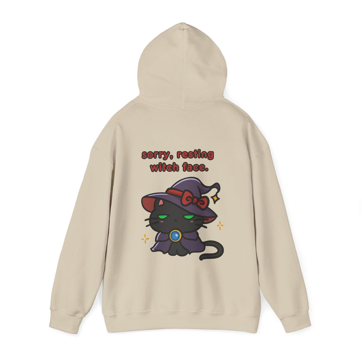 Resting Witch Face Halloween Hoodie