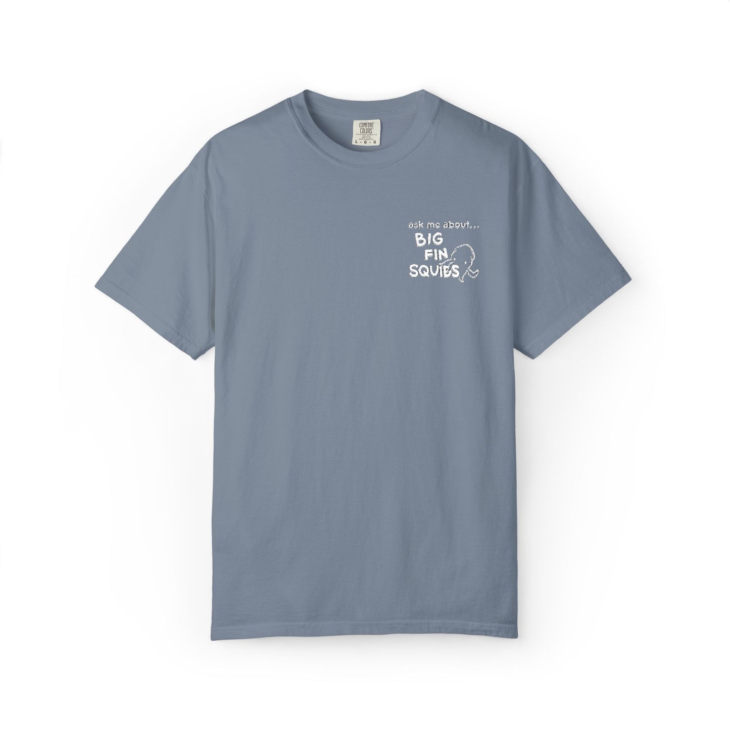tell me about squids embroidery tshirt