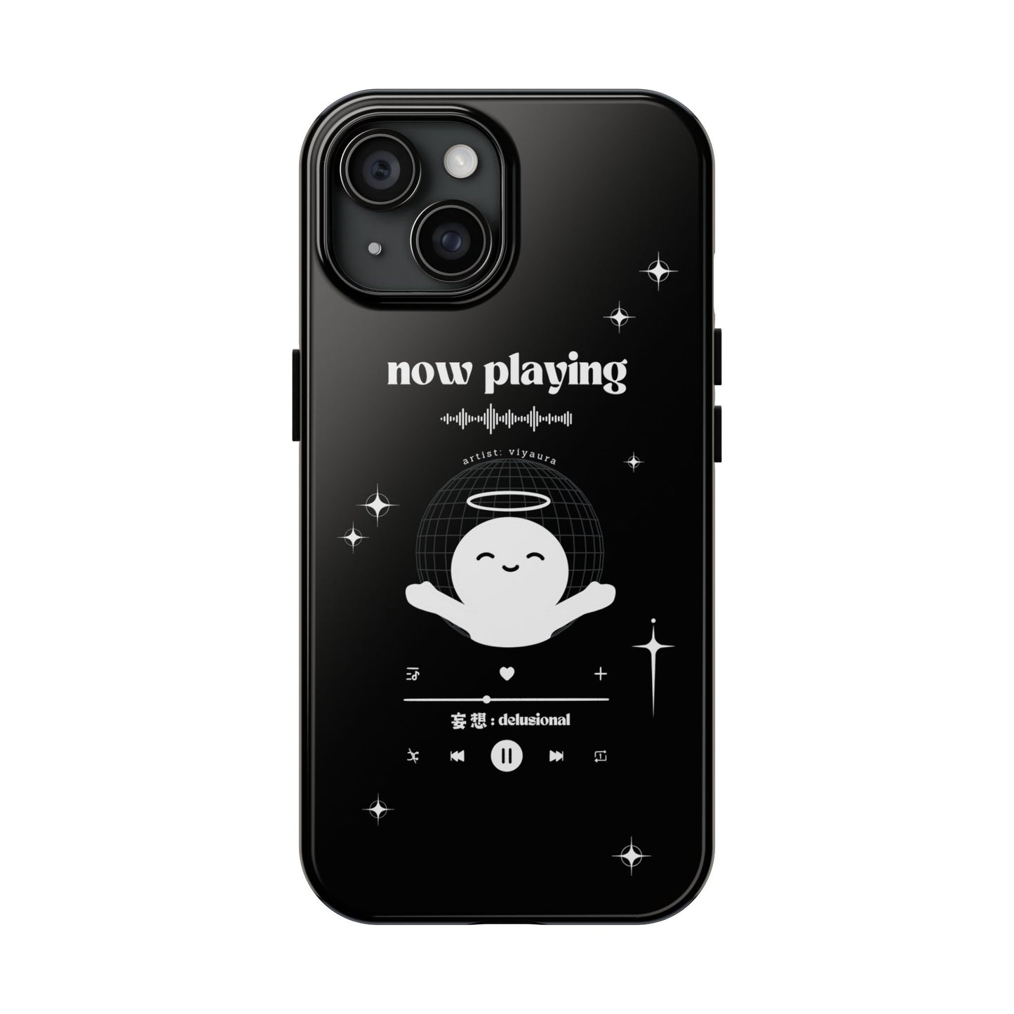 Delusional Ideas Playlist: Tough Phone Case – viyaura Delusional Ideas Playlist: Tough Phone Case – viyaura