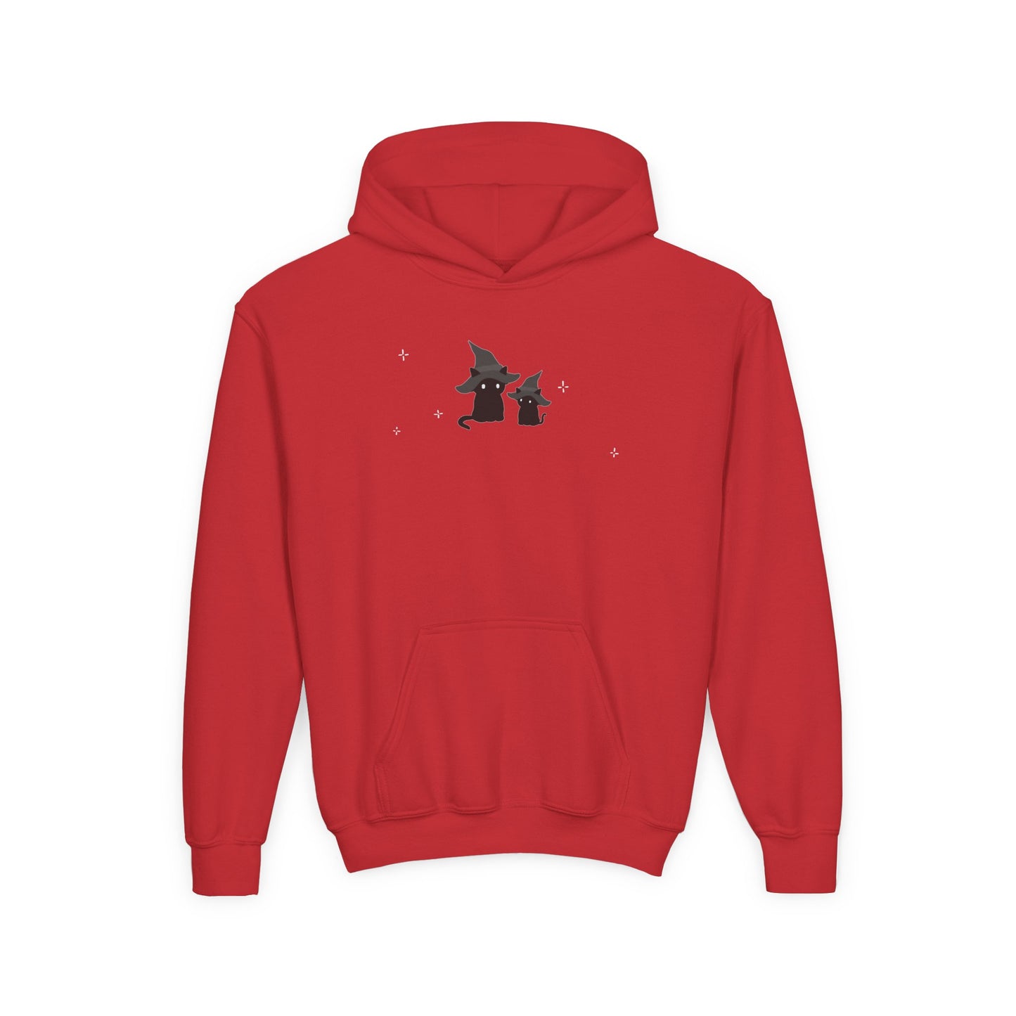 Black Cat: Youth Heavy Hooded Sweatshirt