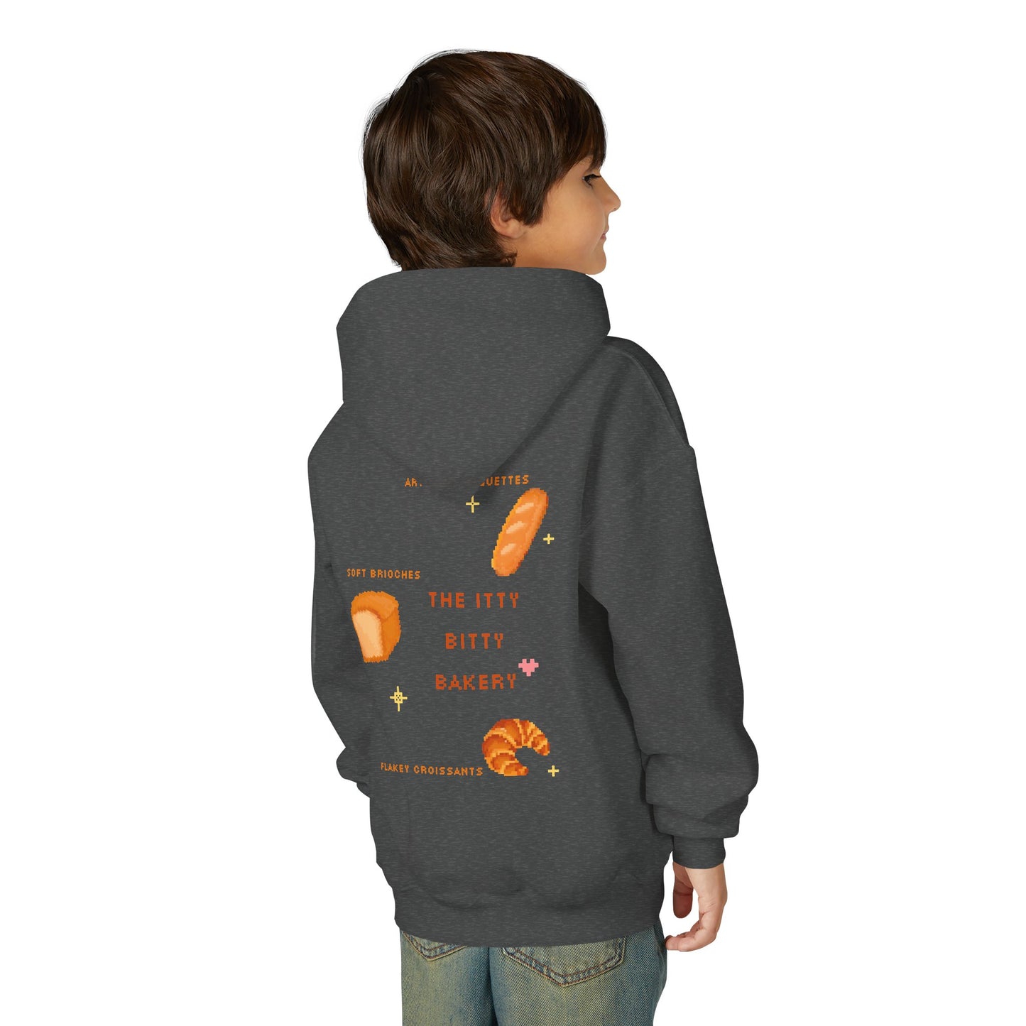 Itty Bitty Bakery: Youth Heavy Blend Hooded Sweatshirt
