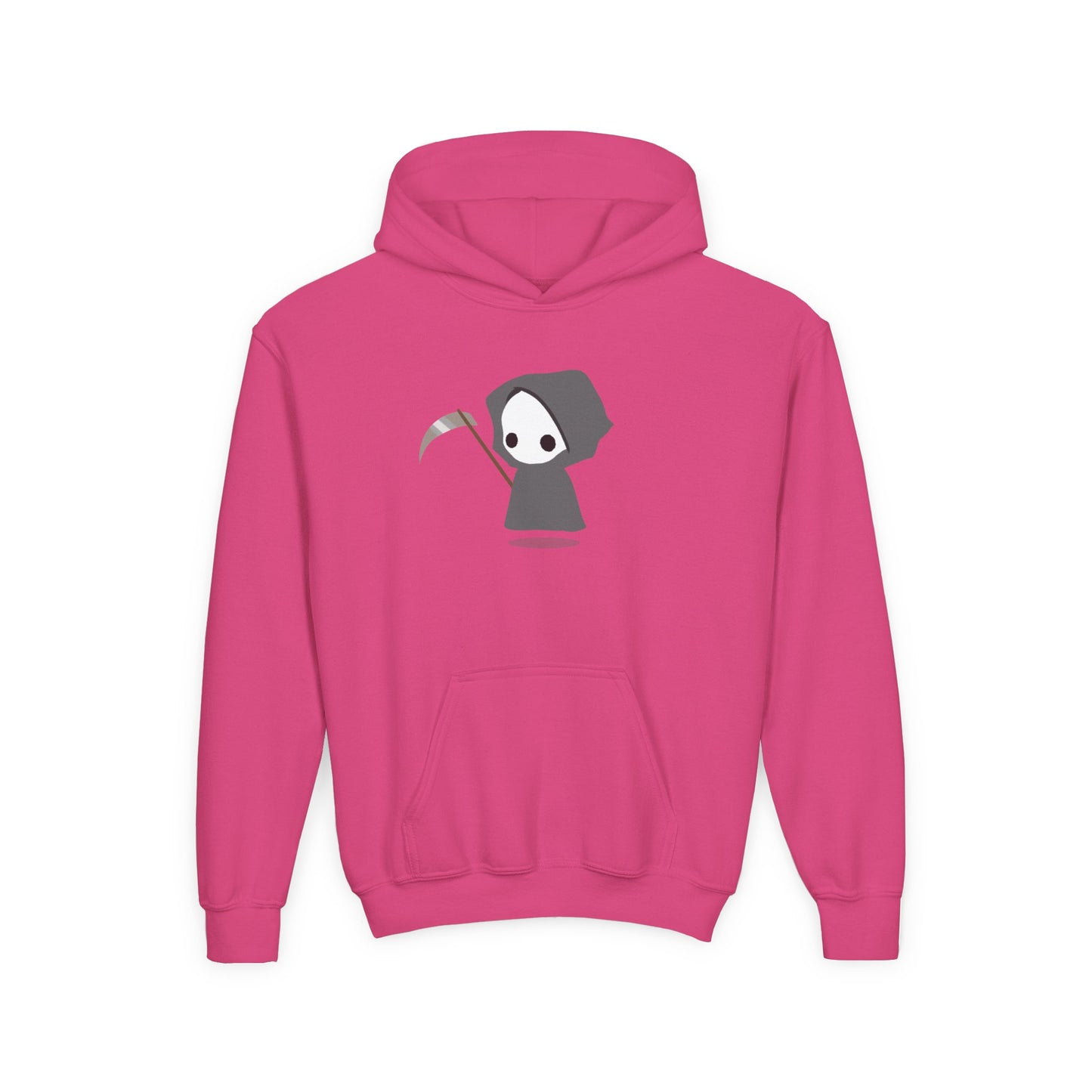 Cute Reaper: Youth Heavy Blend Hooded Sweatshirt