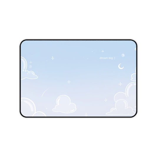 Bubble Cloud (light) Desk Mat