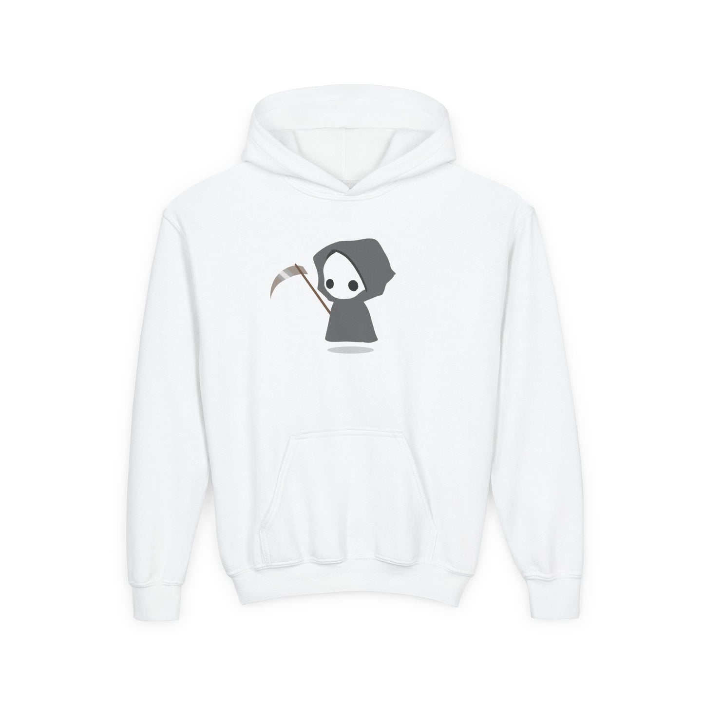 Cute Reaper: Youth Heavy Blend Hooded Sweatshirt