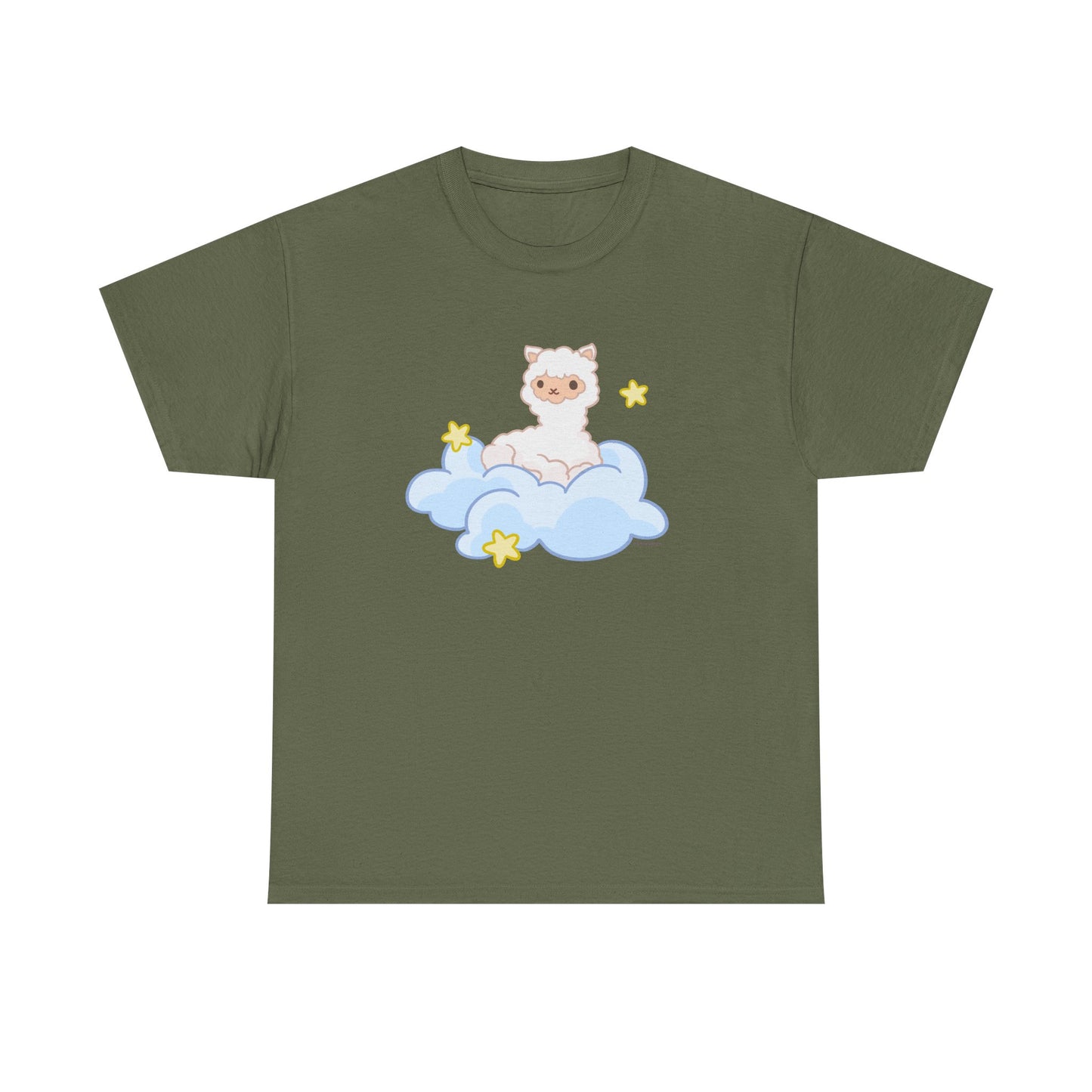 Fluffly Llama Fluffy Cloud Tshirt