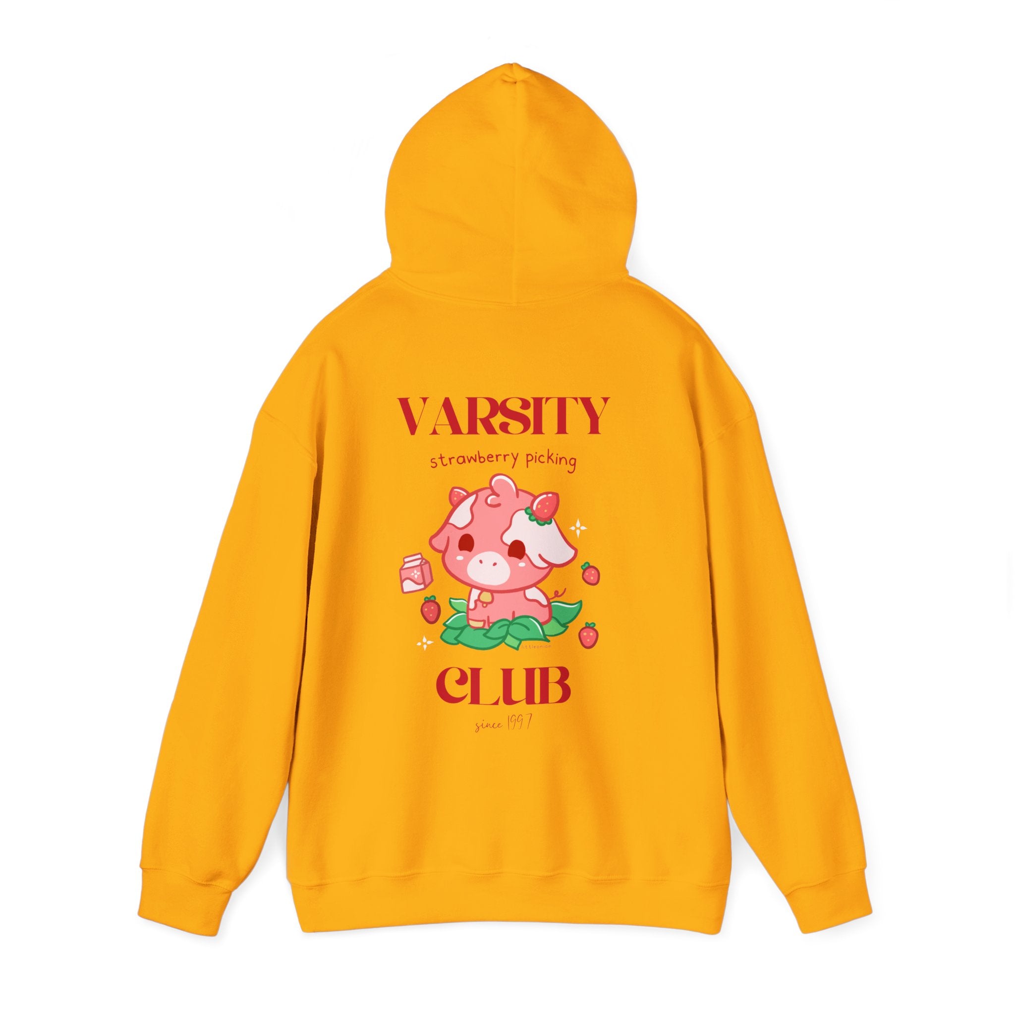 Varsity Strawberry Picking Club Hoodie – viyaura