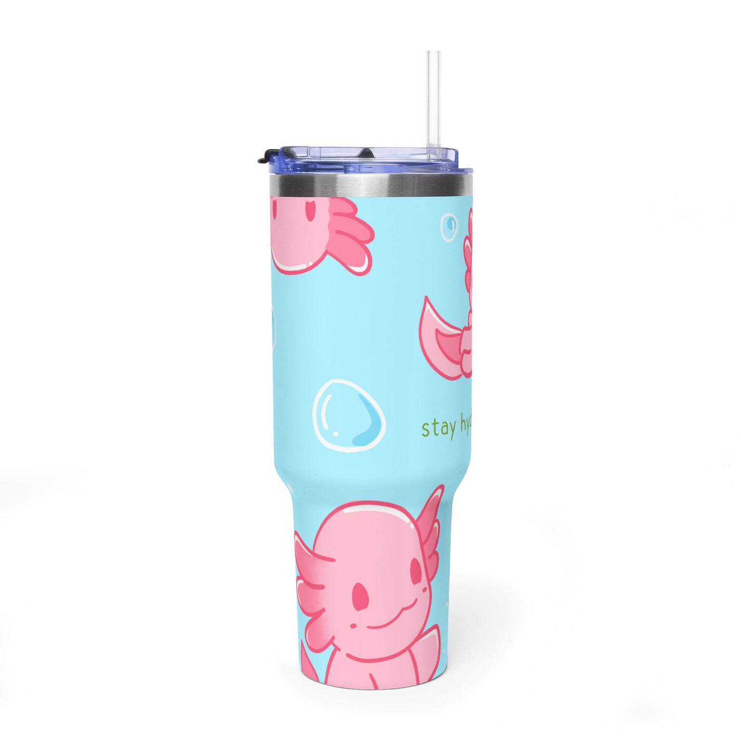 Stay Hydrated Axolotl Vacuum Thermal Tumbler, 40oz
