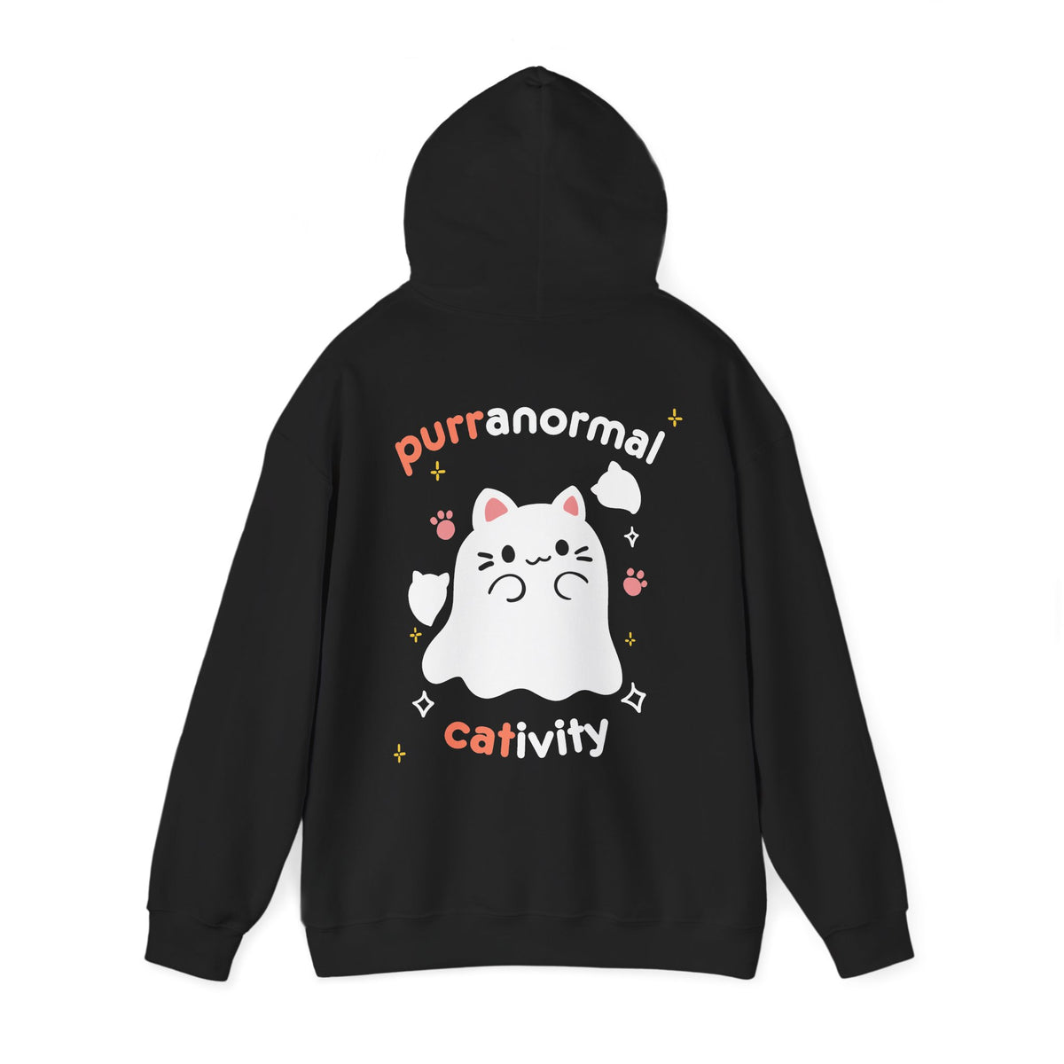 Cute Cat "Purranormal Cativity" Halloween Hoodie