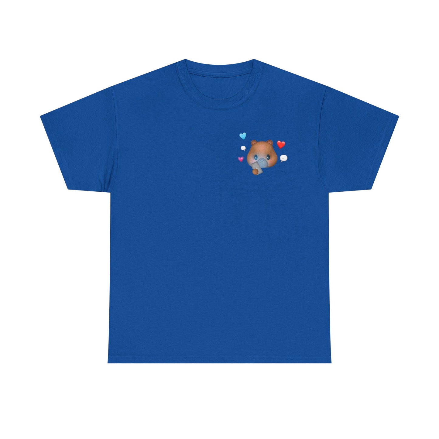 texting capy tshirt