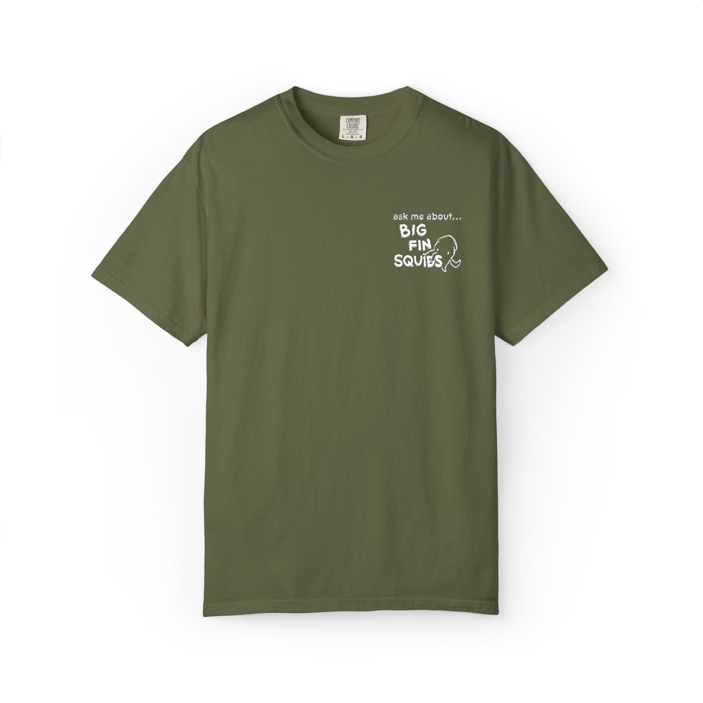 tell me about squids embroidery tshirt
