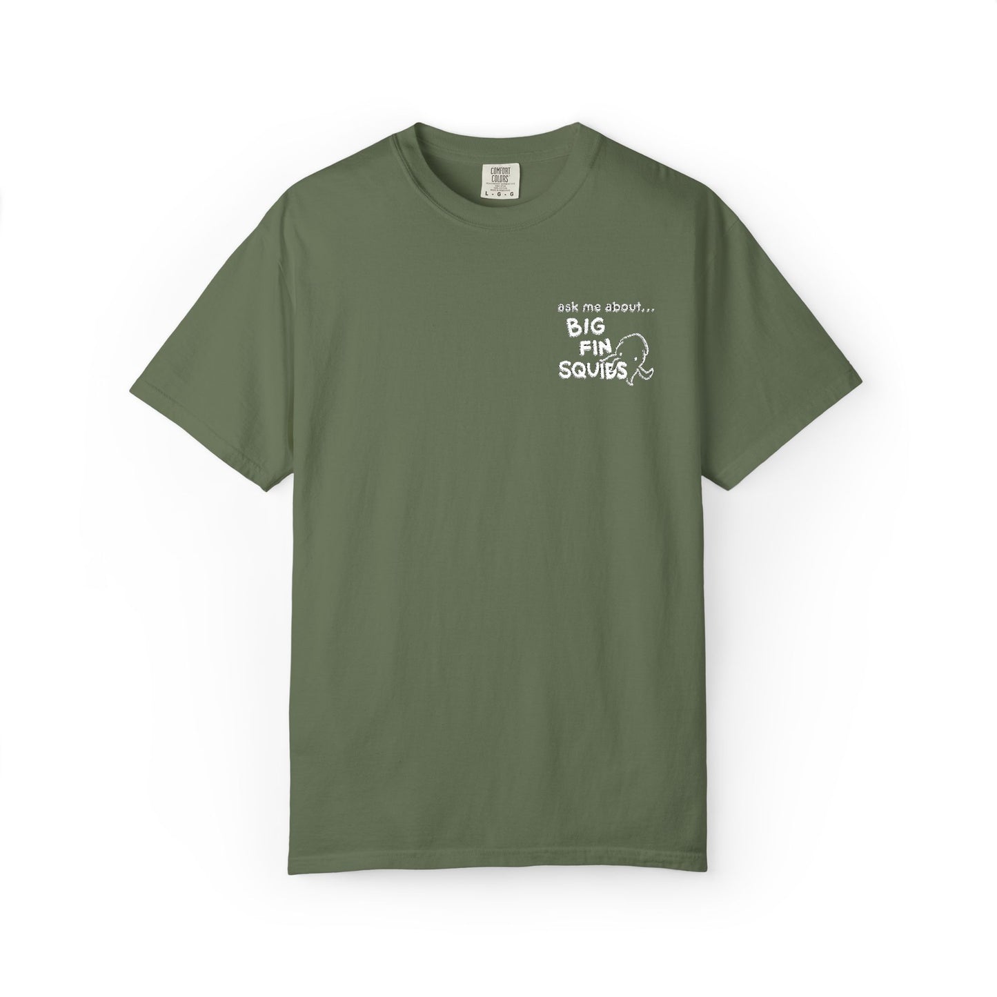 tell me about squids embroidery tshirt