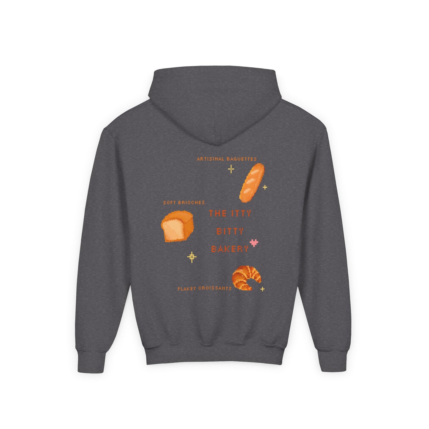 Itty Bitty Bakery: Youth Heavy Blend Hooded Sweatshirt