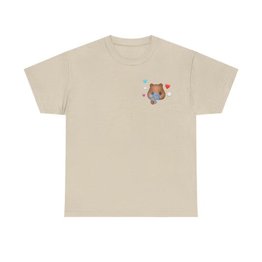 texting capy tshirt