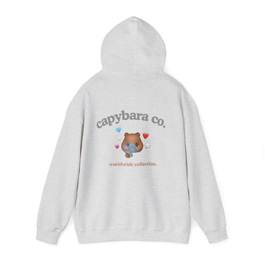 texting capy hoodie