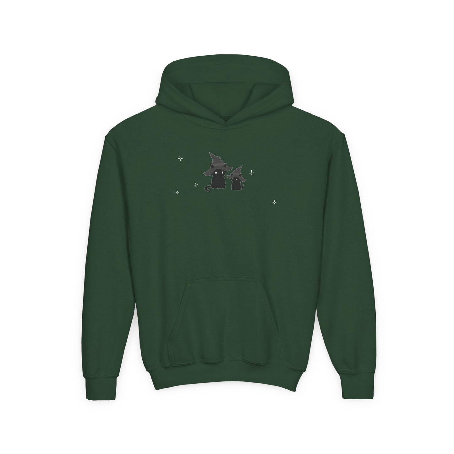 Black Cat: Youth Heavy Hooded Sweatshirt