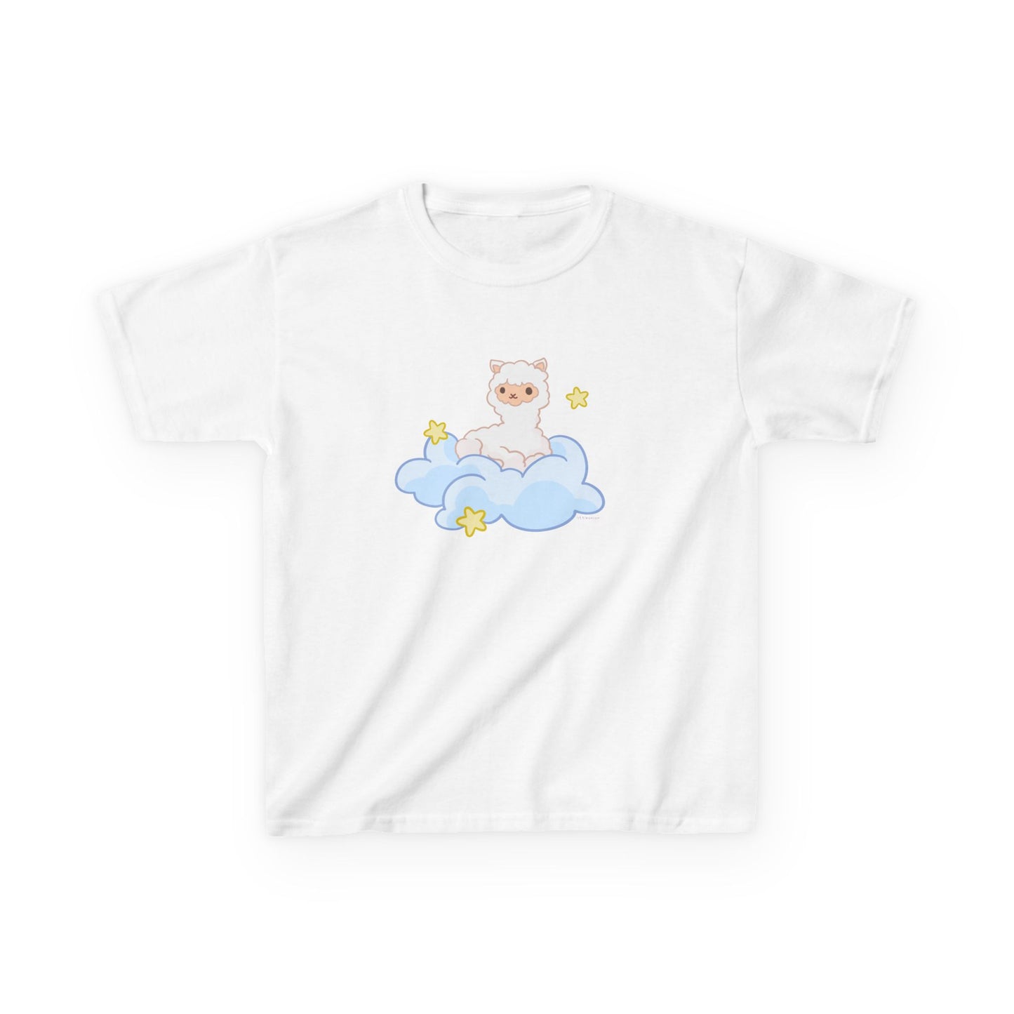 Fluffy Llama Fluffy Cloud Kids Heavy Cotton™ Tee