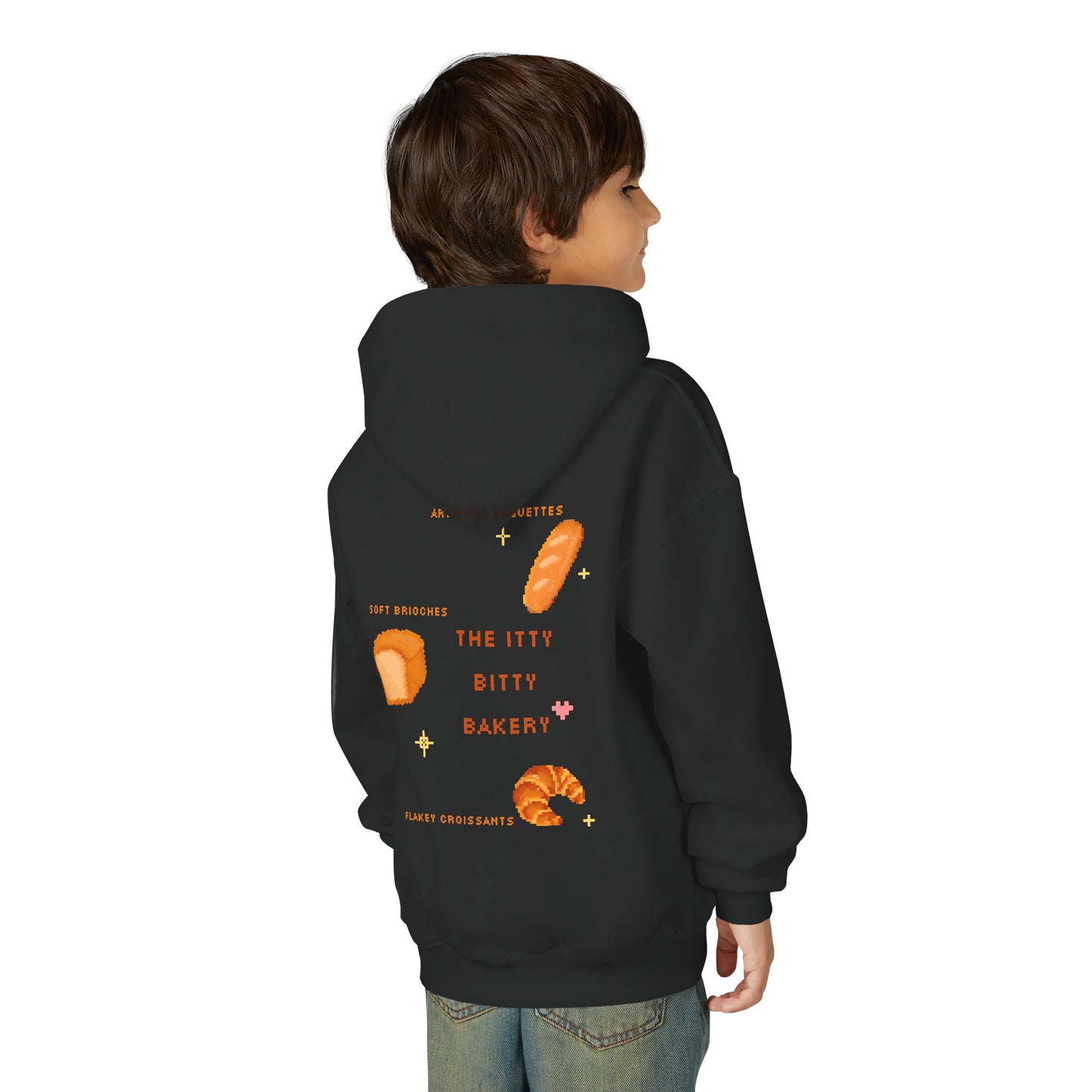 Itty Bitty Bakery: Youth Heavy Blend Hooded Sweatshirt
