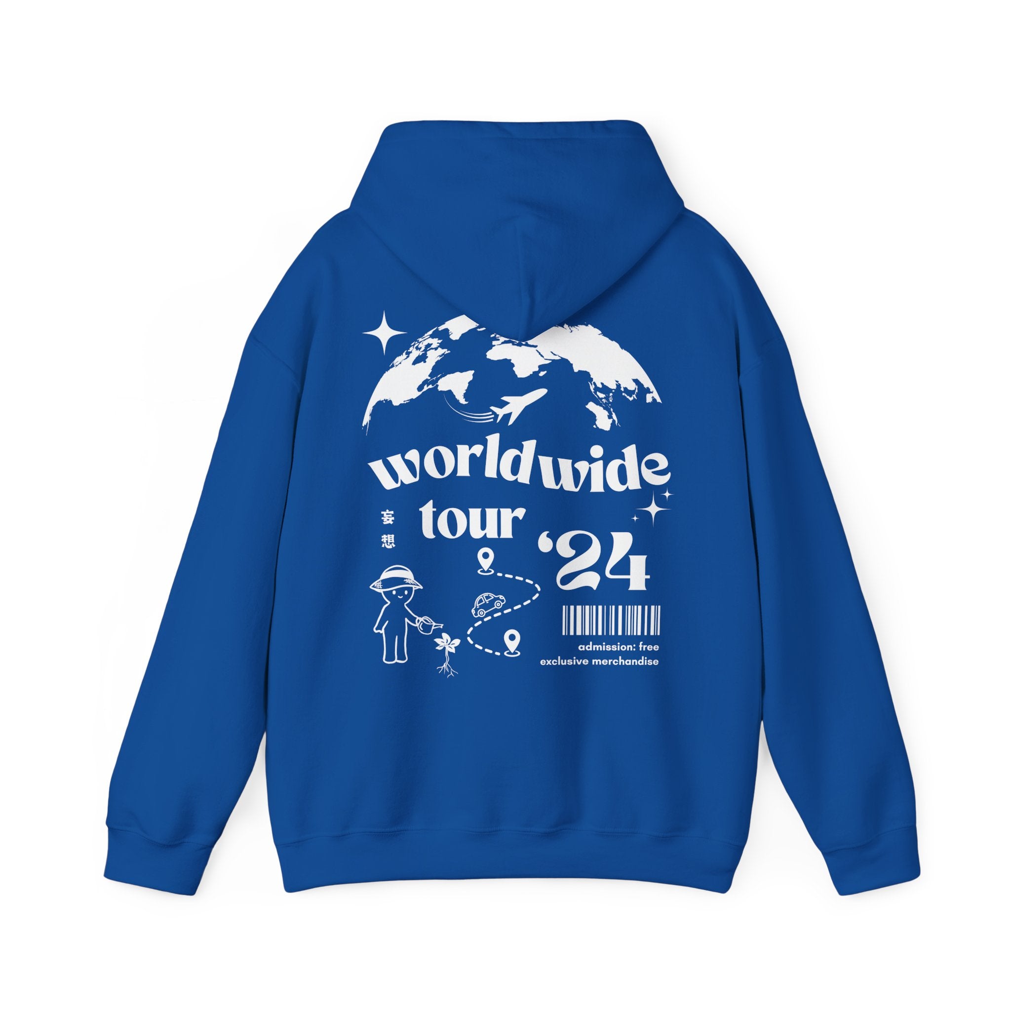 Delusional World Tour Hoodie | Oversized Comfy Graphic – viyaura
