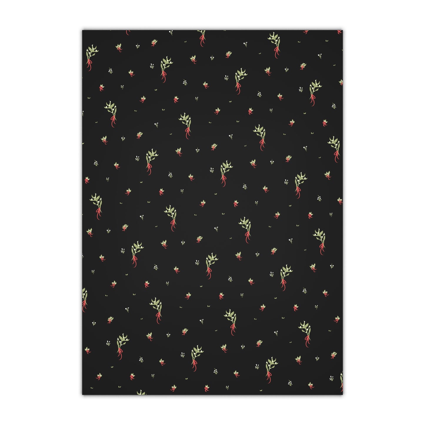 Sophisticated Mistletoe Gift Wrapping (1pc)