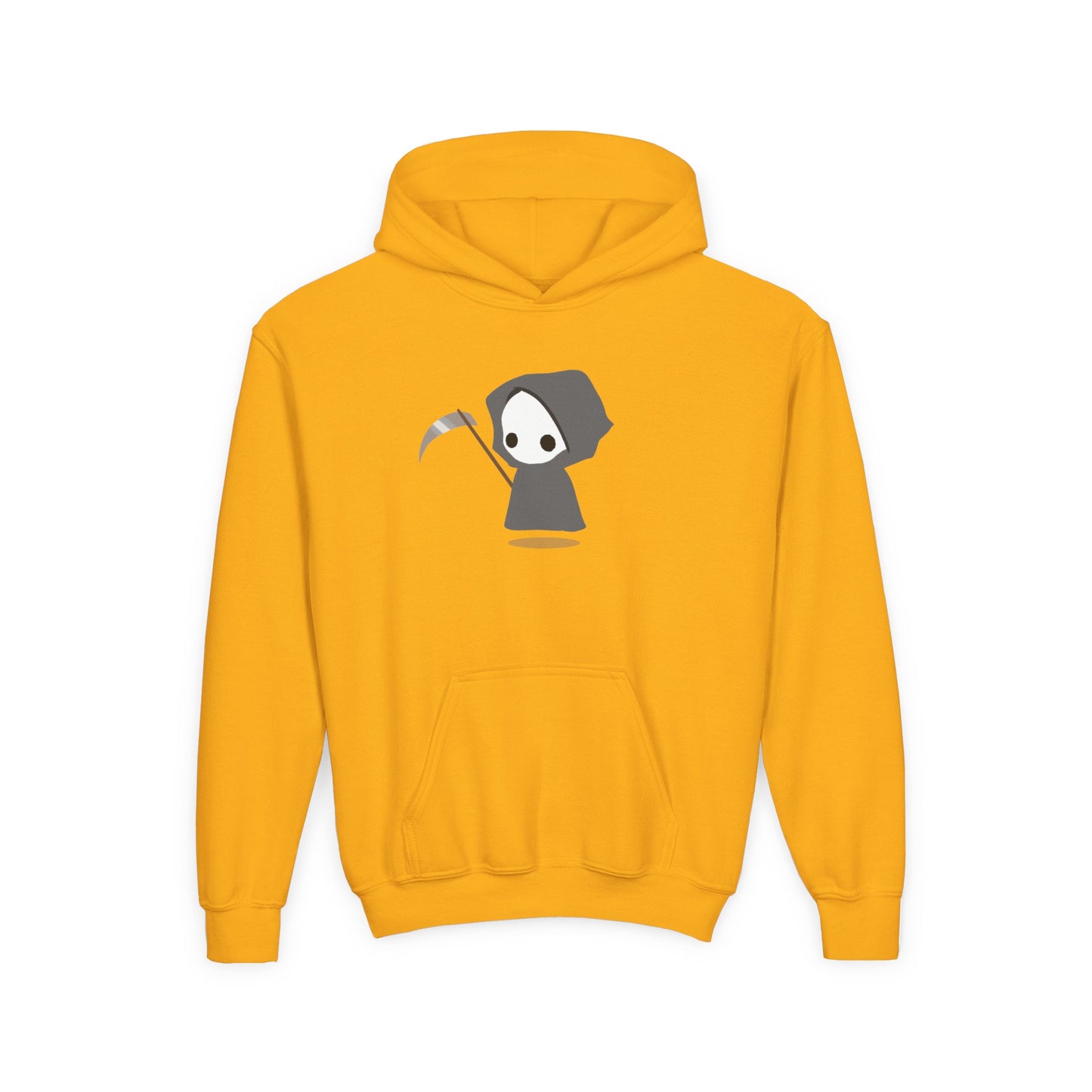 Cute Reaper: Youth Heavy Blend Hooded Sweatshirt