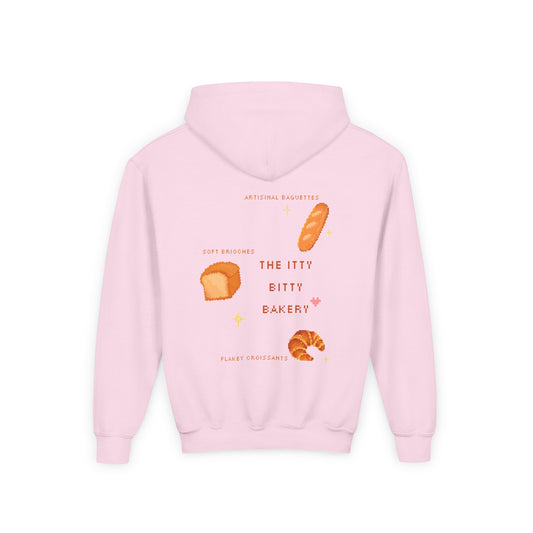 Itty Bitty Bakery: Youth Heavy Blend Hooded Sweatshirt