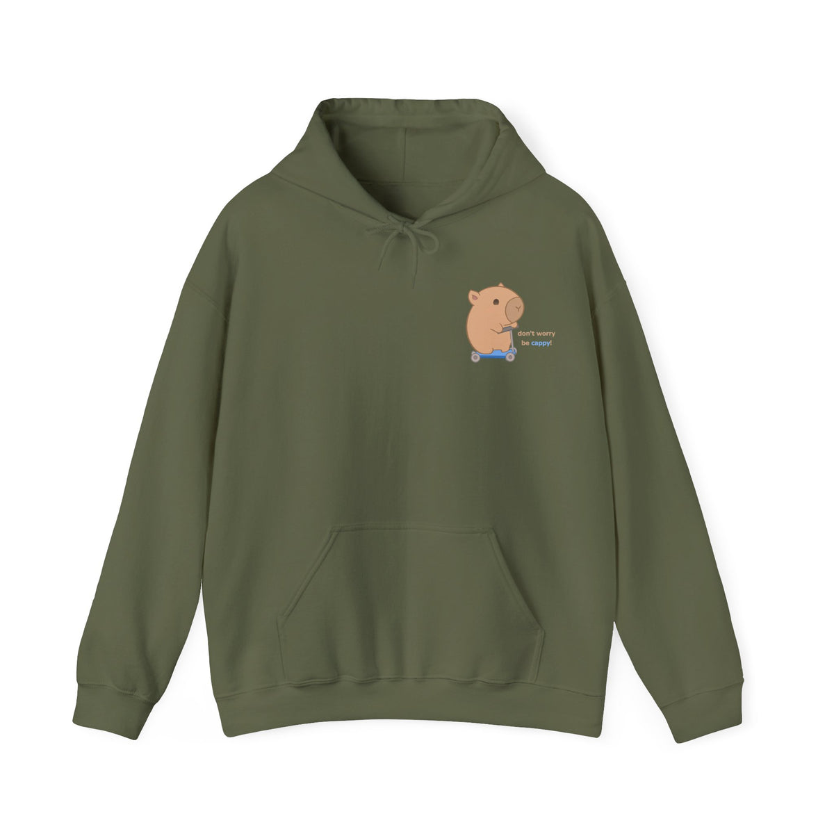 "Be Cappy" Capybaras Hoodie