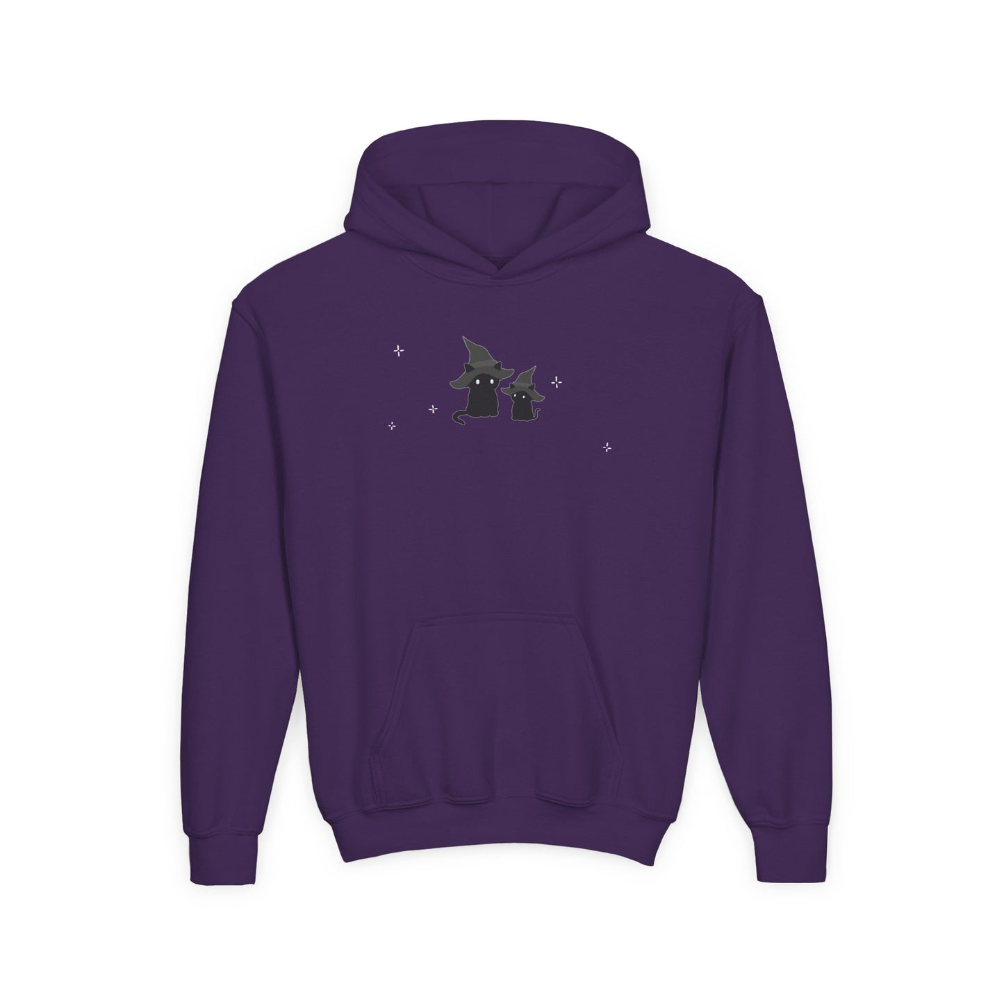 Black Cat: Youth Heavy Hooded Sweatshirt