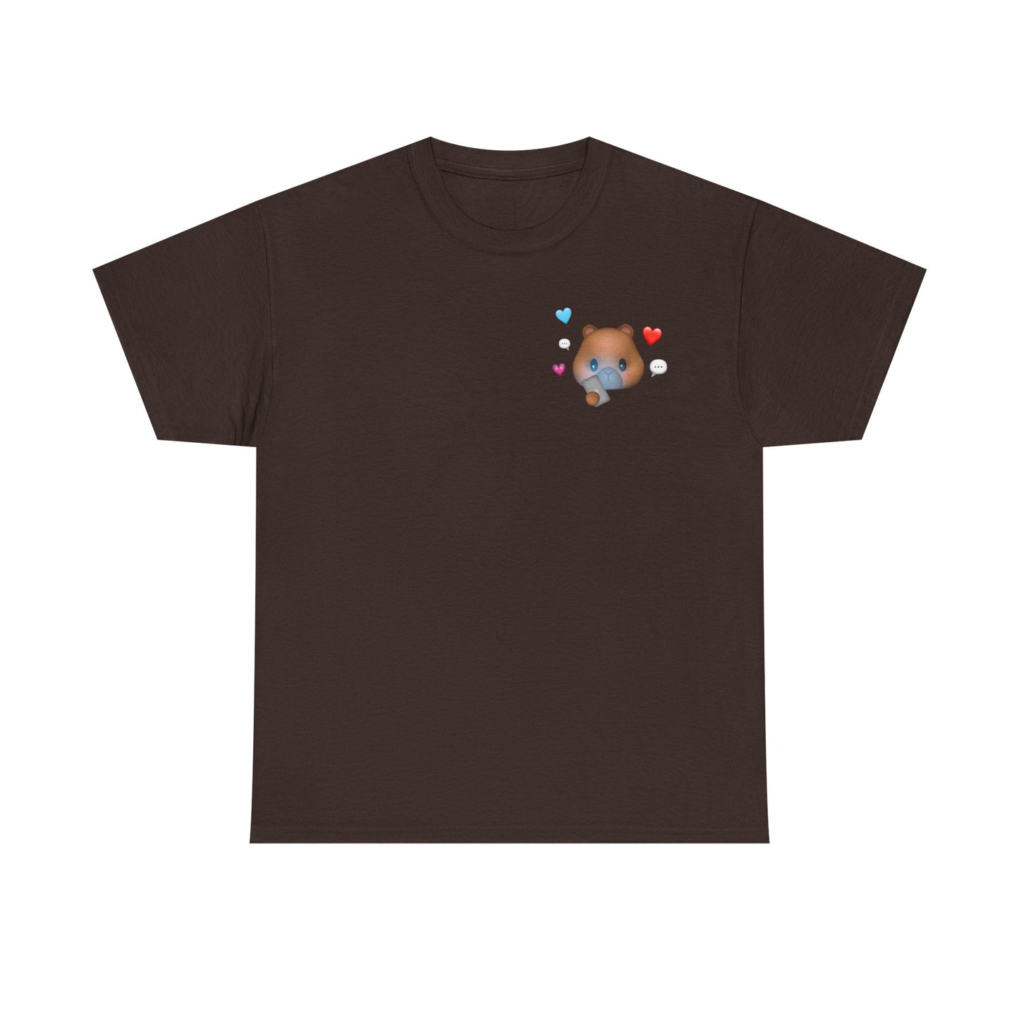 texting capy tshirt