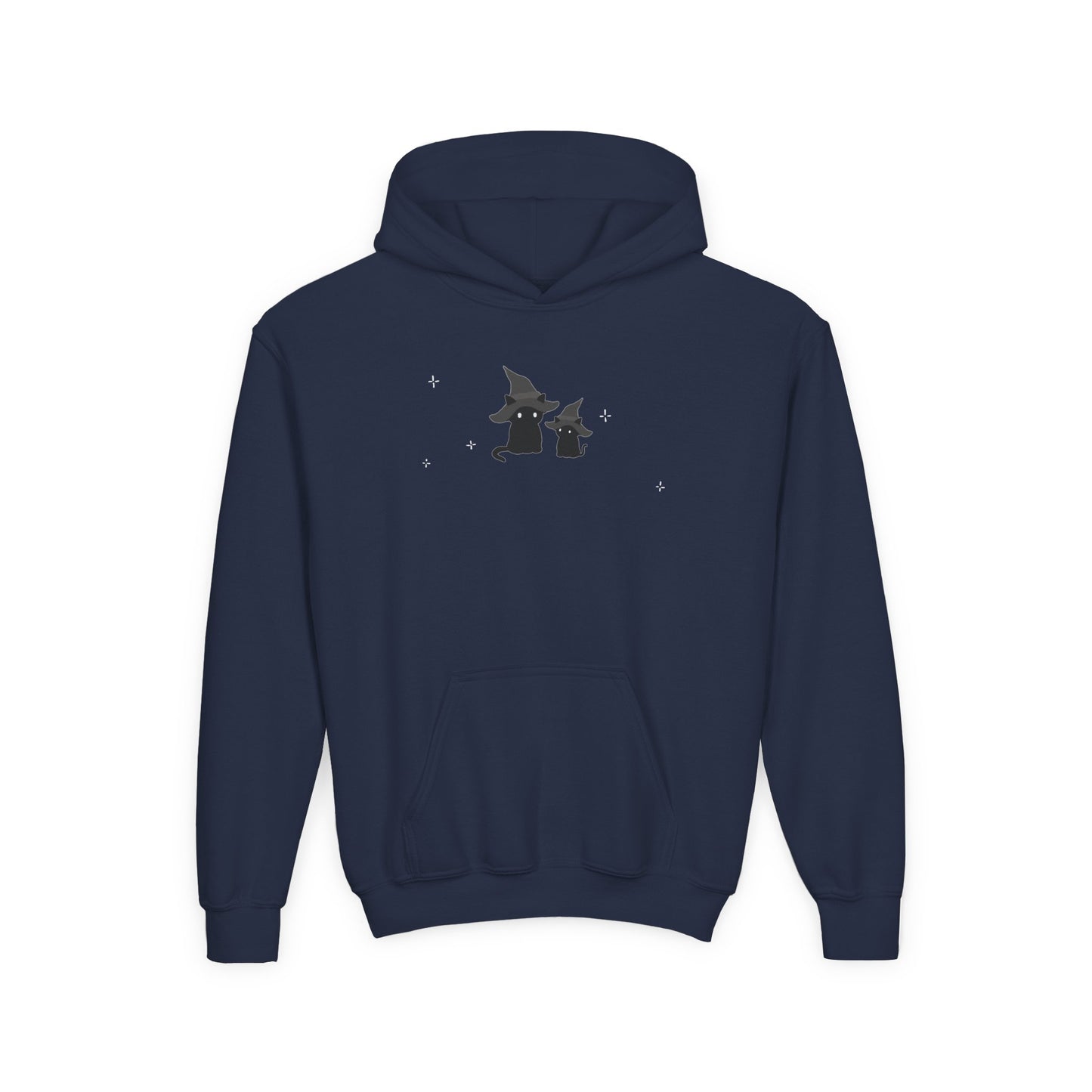 Black Cat: Youth Heavy Hooded Sweatshirt