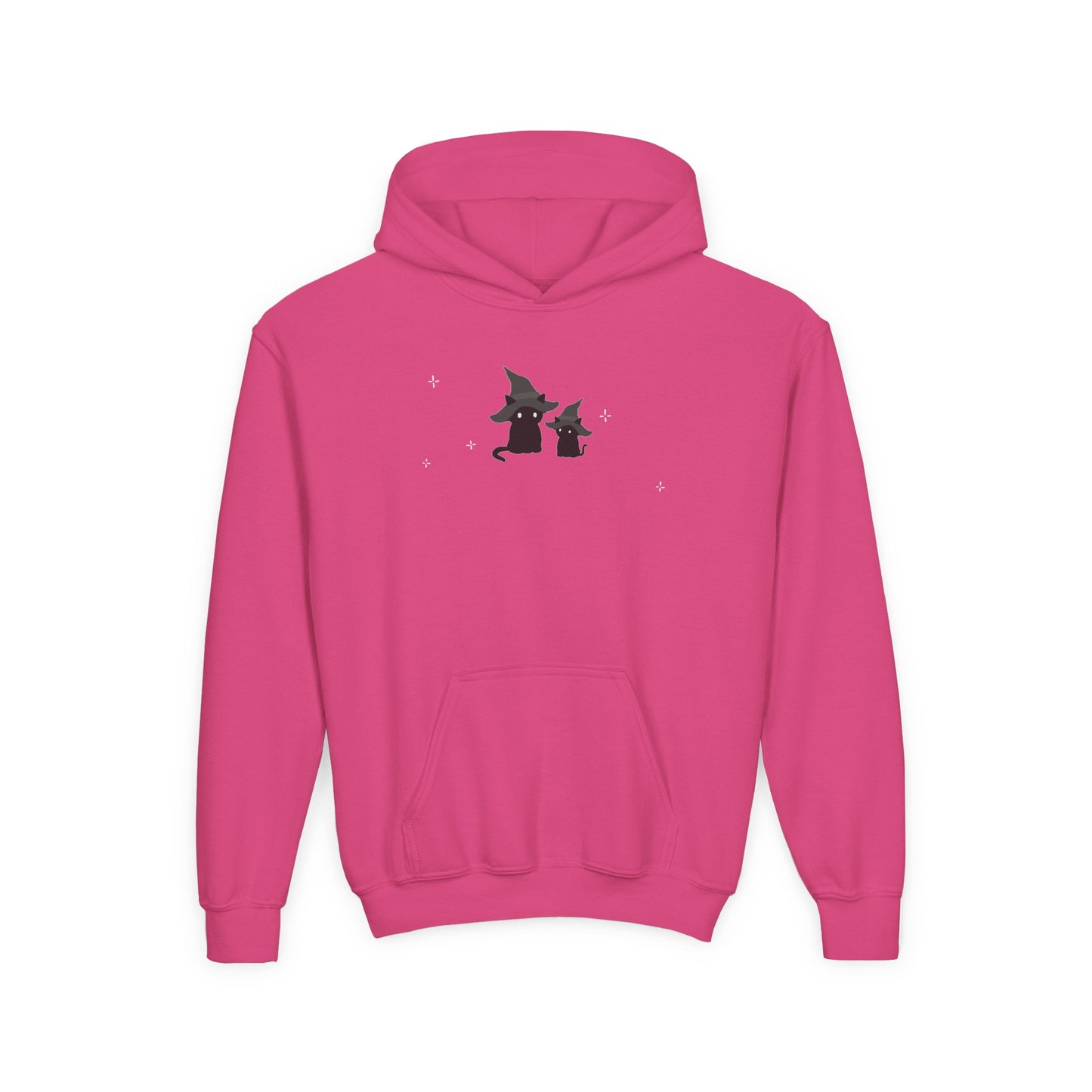 Black Cat: Youth Heavy Hooded Sweatshirt
