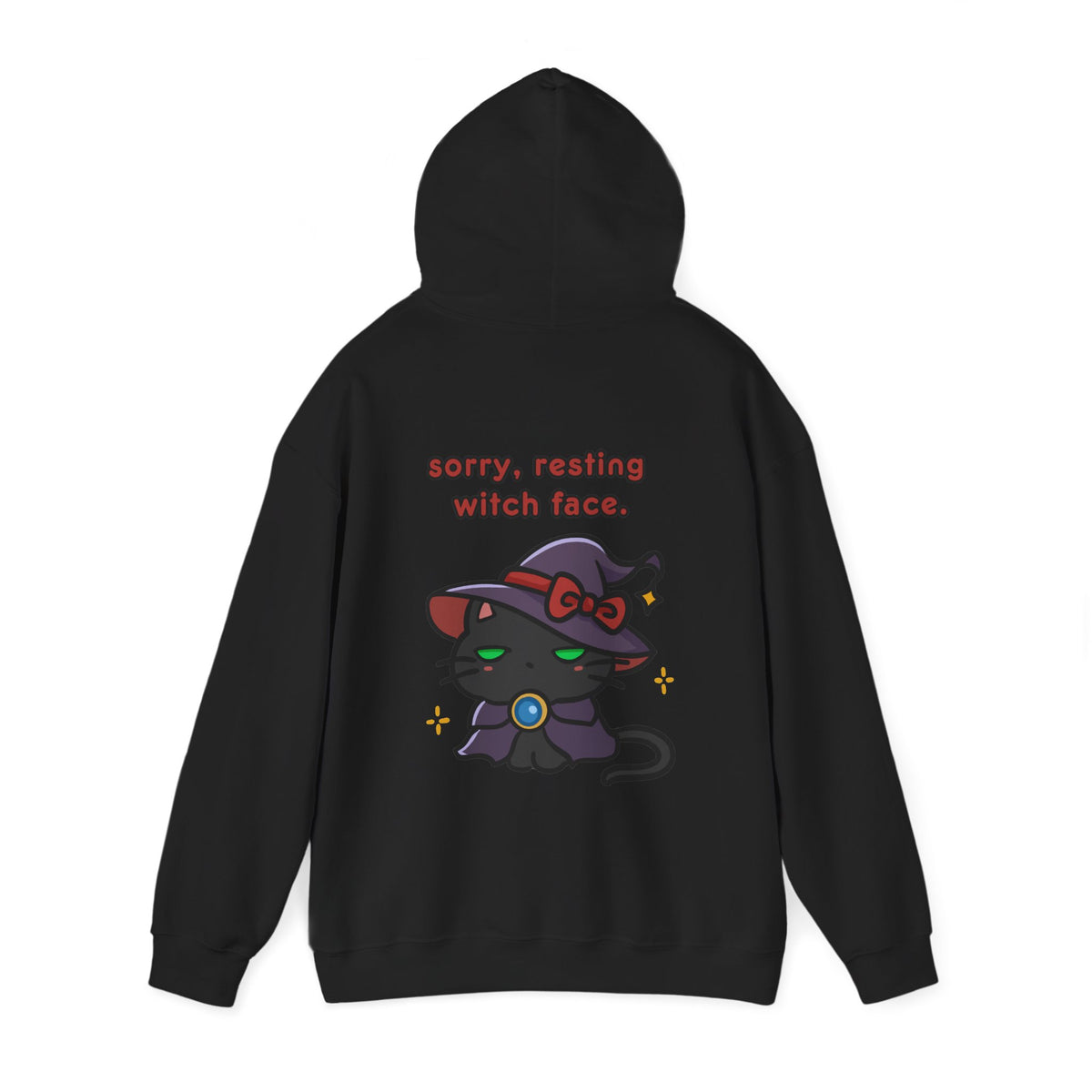 Resting Witch Face Halloween Hoodie