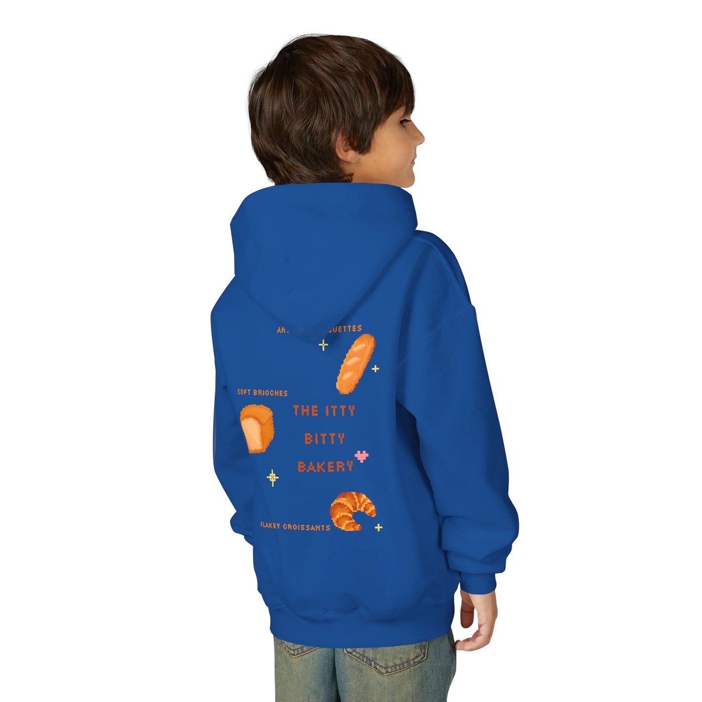 Itty Bitty Bakery: Youth Heavy Blend Hooded Sweatshirt