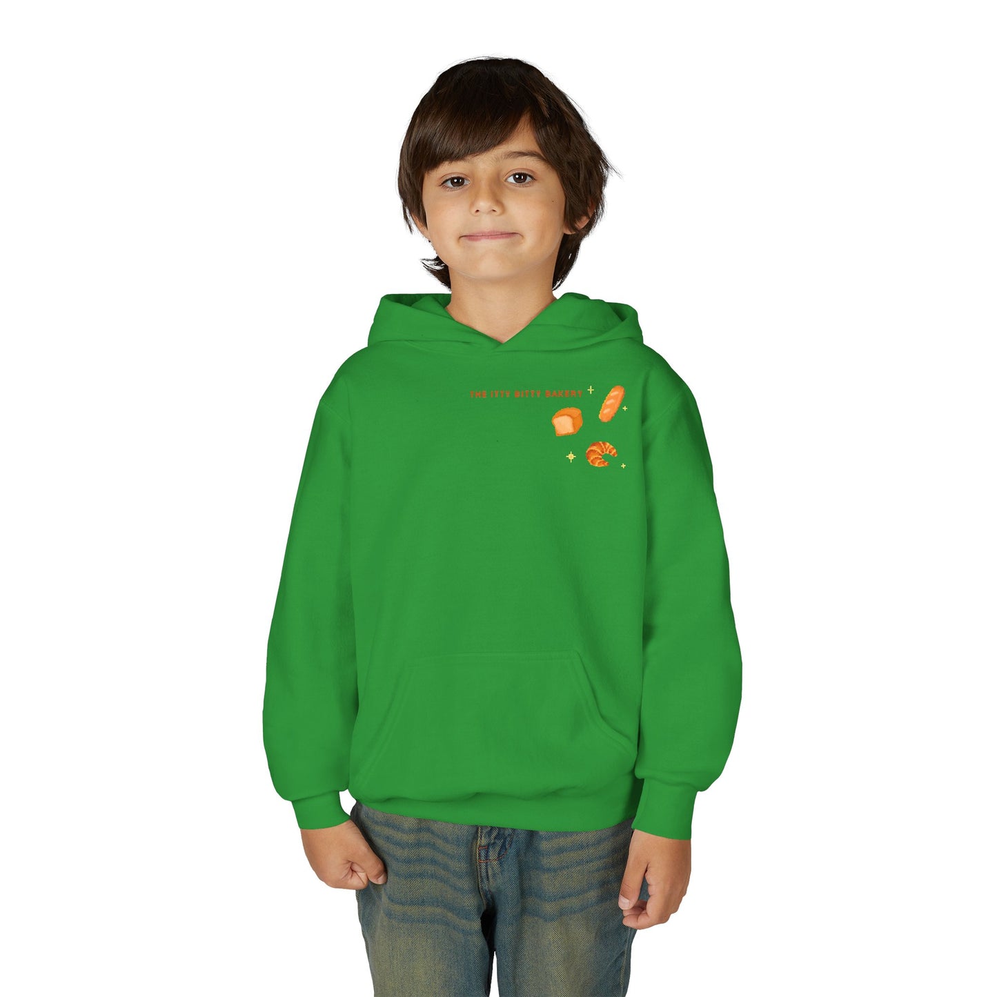 Itty Bitty Bakery: Youth Heavy Blend Hooded Sweatshirt