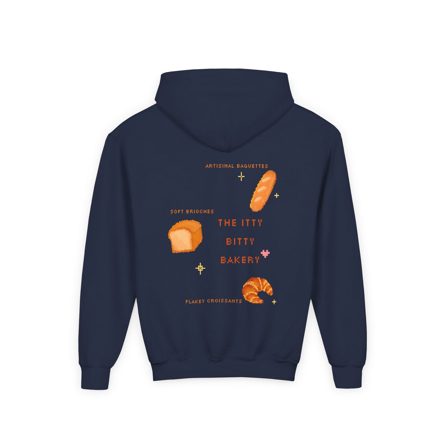 Itty Bitty Bakery: Youth Heavy Blend Hooded Sweatshirt