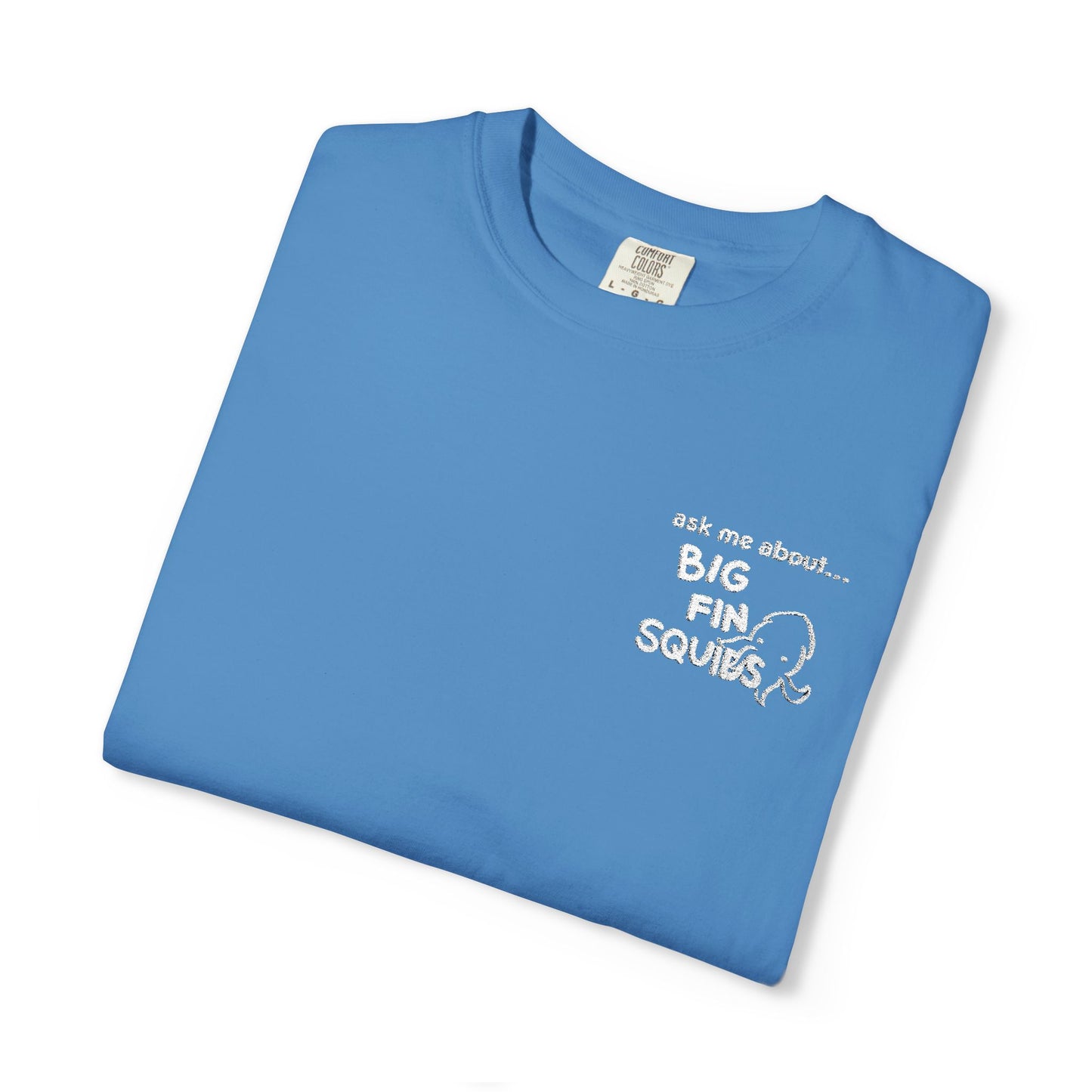 tell me about squids embroidery tshirt