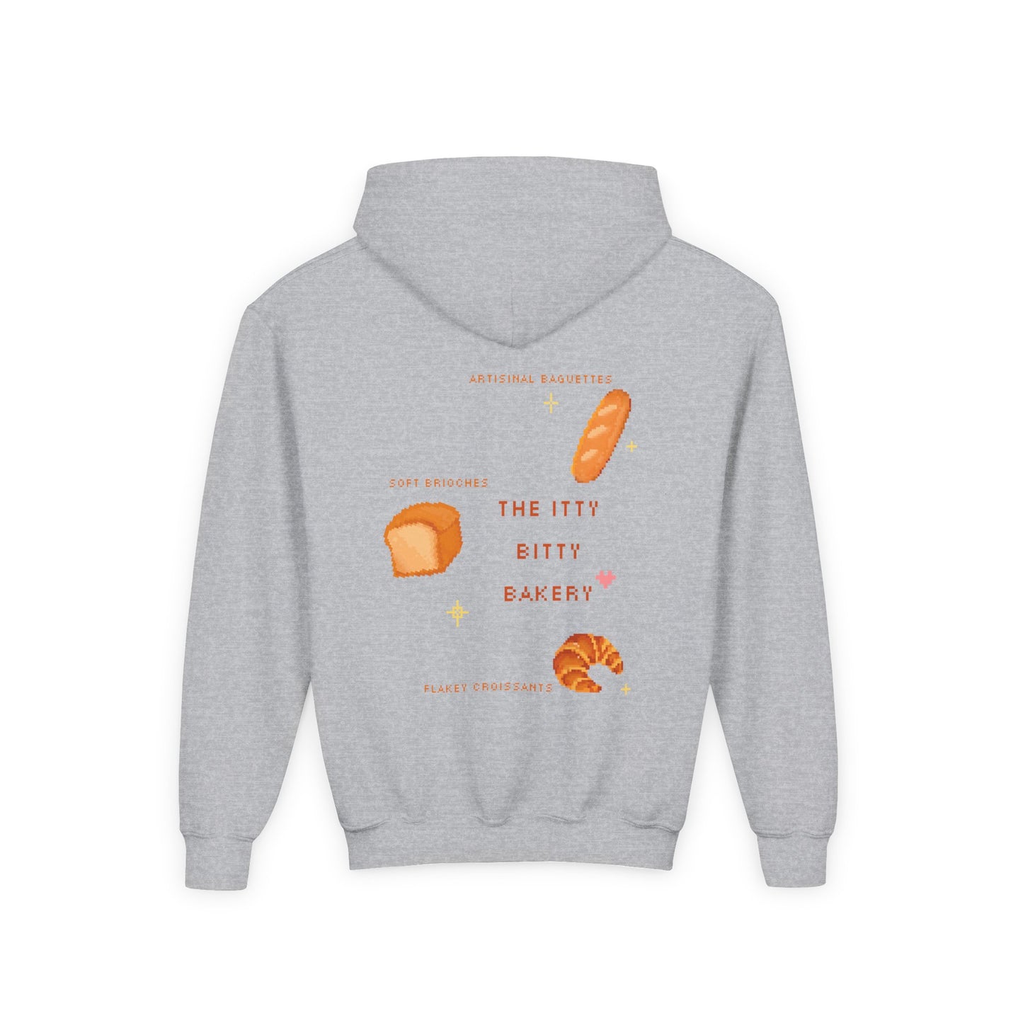 Itty Bitty Bakery: Youth Heavy Blend Hooded Sweatshirt