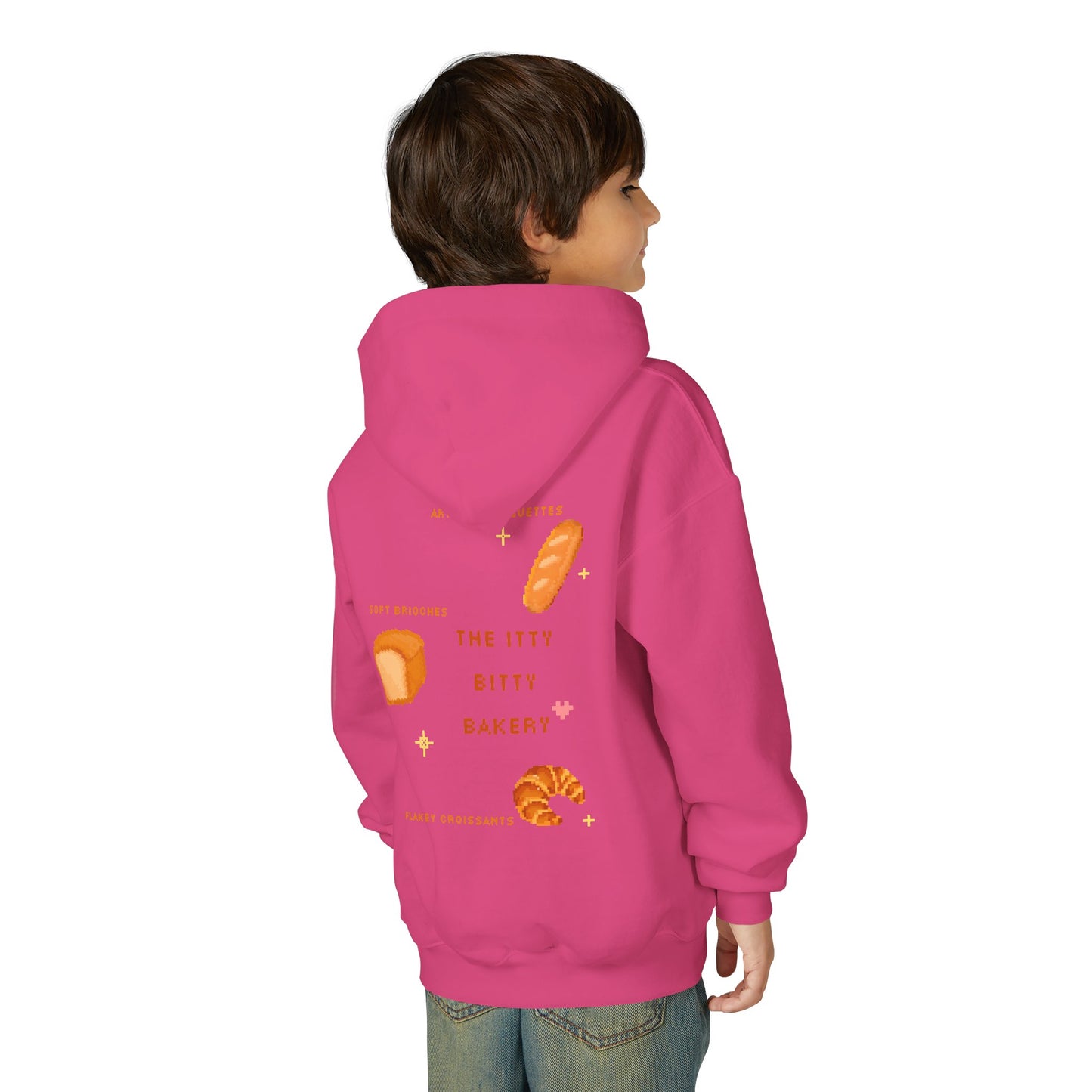 Itty Bitty Bakery: Youth Heavy Blend Hooded Sweatshirt
