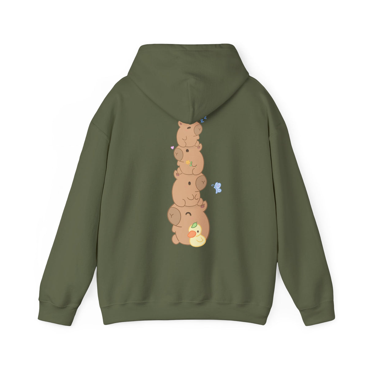 "Be Cappy" Capybaras Hoodie