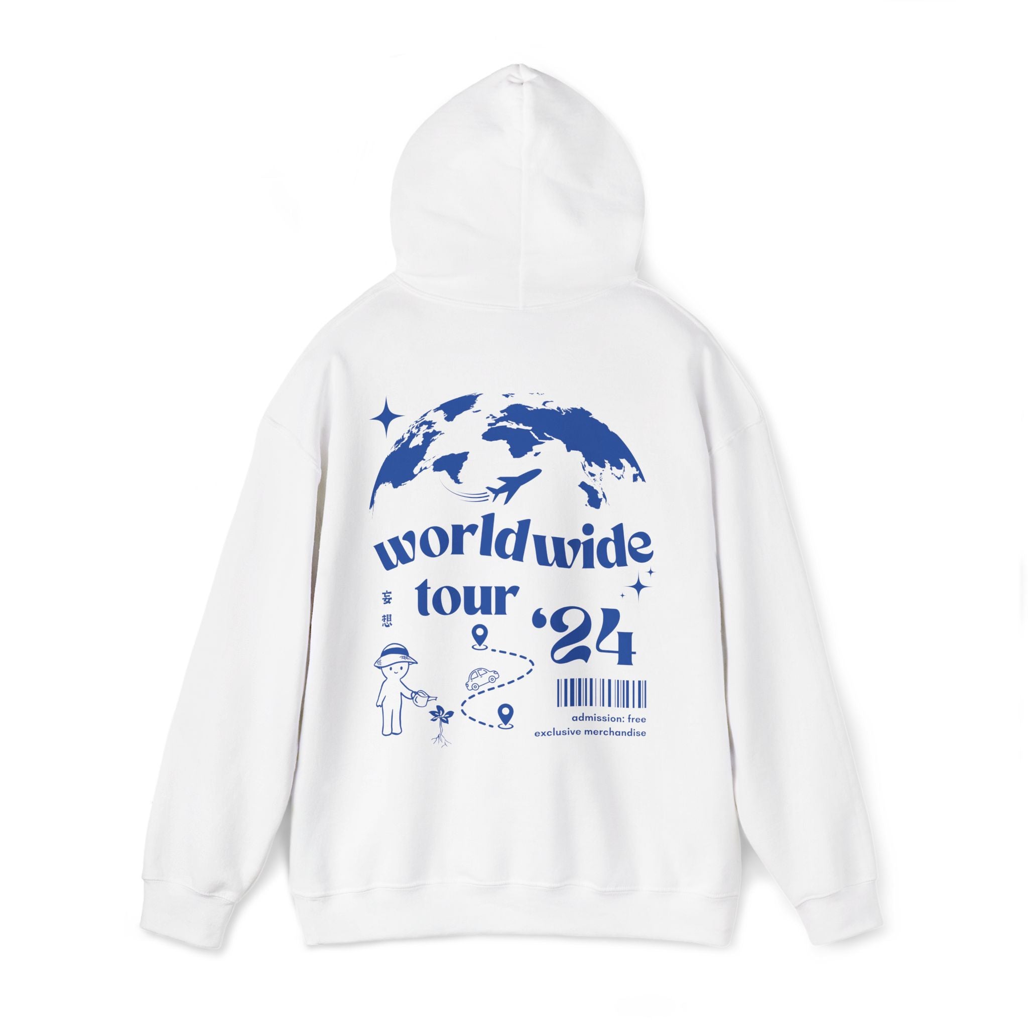 Delusional World Tour Hoodie | Oversized Comfy Graphic – viyaura